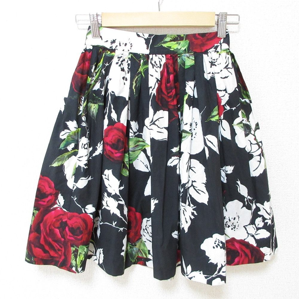 Dolce & Gabbana Dolce & Gabbana Dolce&Gabbana Floral Rose Print Skirt Others Skirts DUTY FREE for USA Size ONE SIZE - 1 Thumbnail
