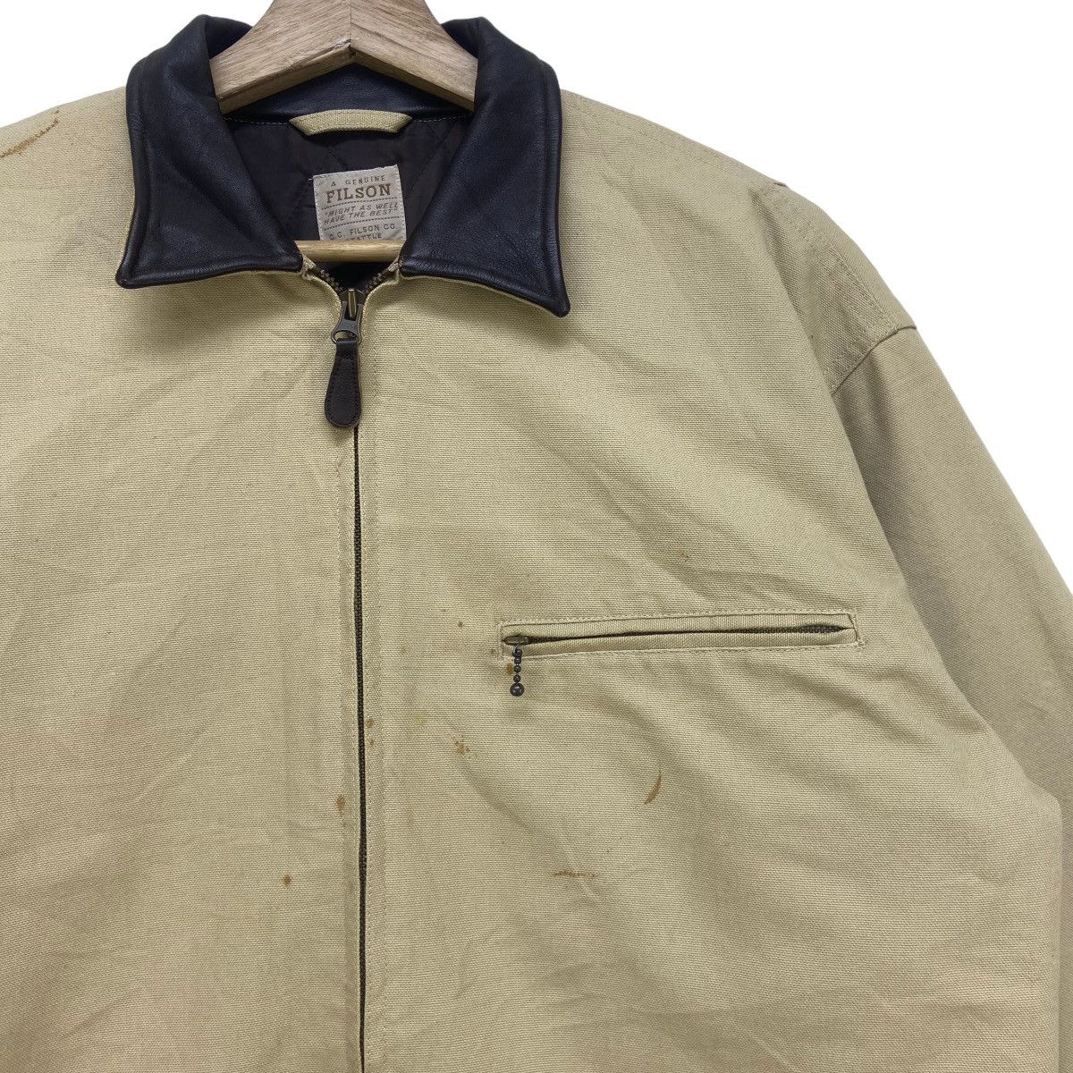 Filson Vintage Filson Leather Collar Detroit Jacket Size US M / EU 48-50 / 2 - 5 Thumbnail