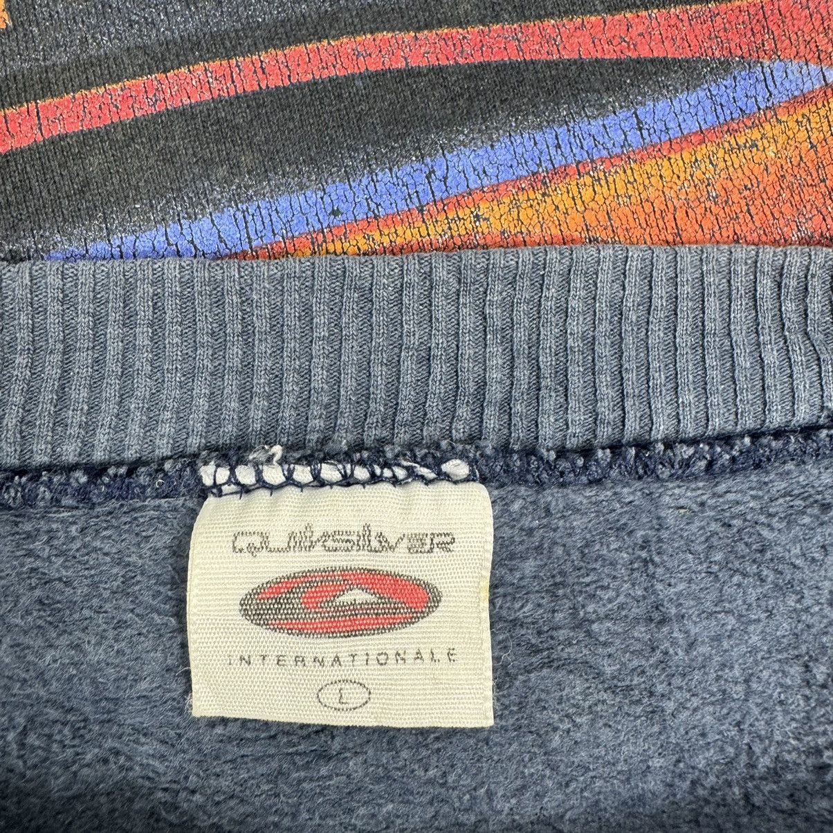 Quicksilver × Vintage ☀️VTG 90s QUICKSILVER SURF SWEATSHIRT CREWNECK Size US L / EU 52-54 / 3 - 6 Thumbnail