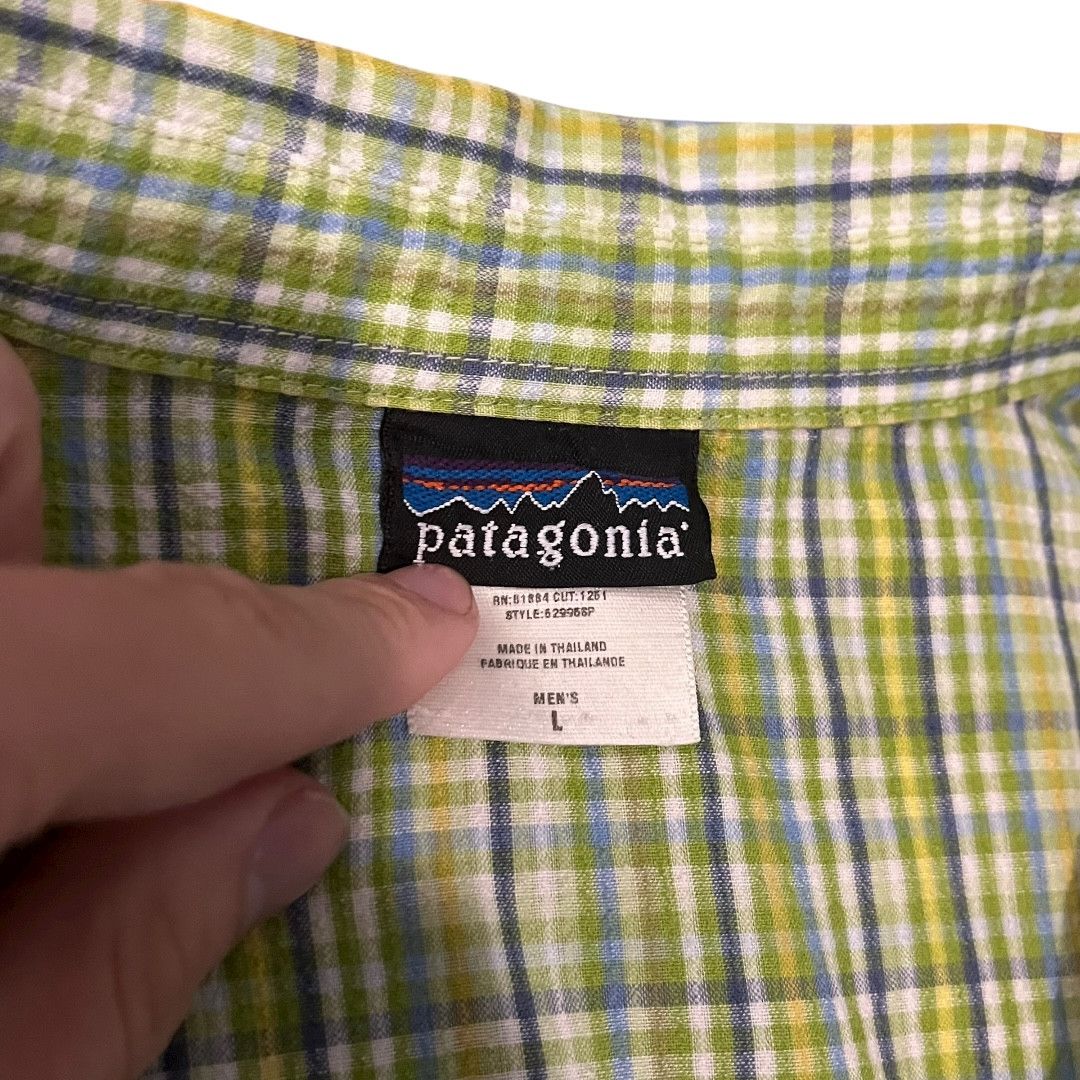Patagonia VINTAGE Patagonia Organic Cotton Button Up Shirt Size US L / EU 52-54 / 3 - 2 Thumbnail