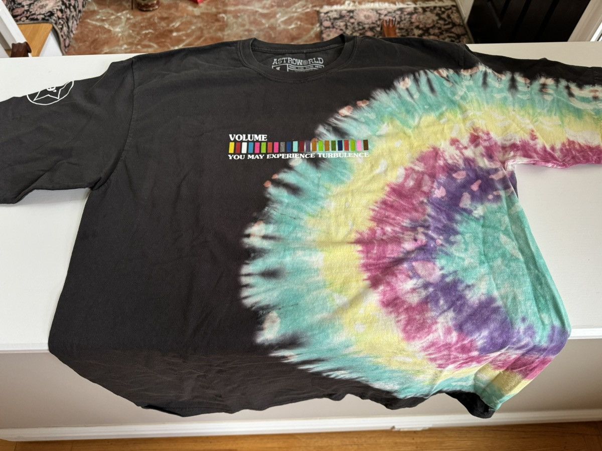 image of Travis Scott Beyond Belief Festival Run Tee Size L in Black, Men's