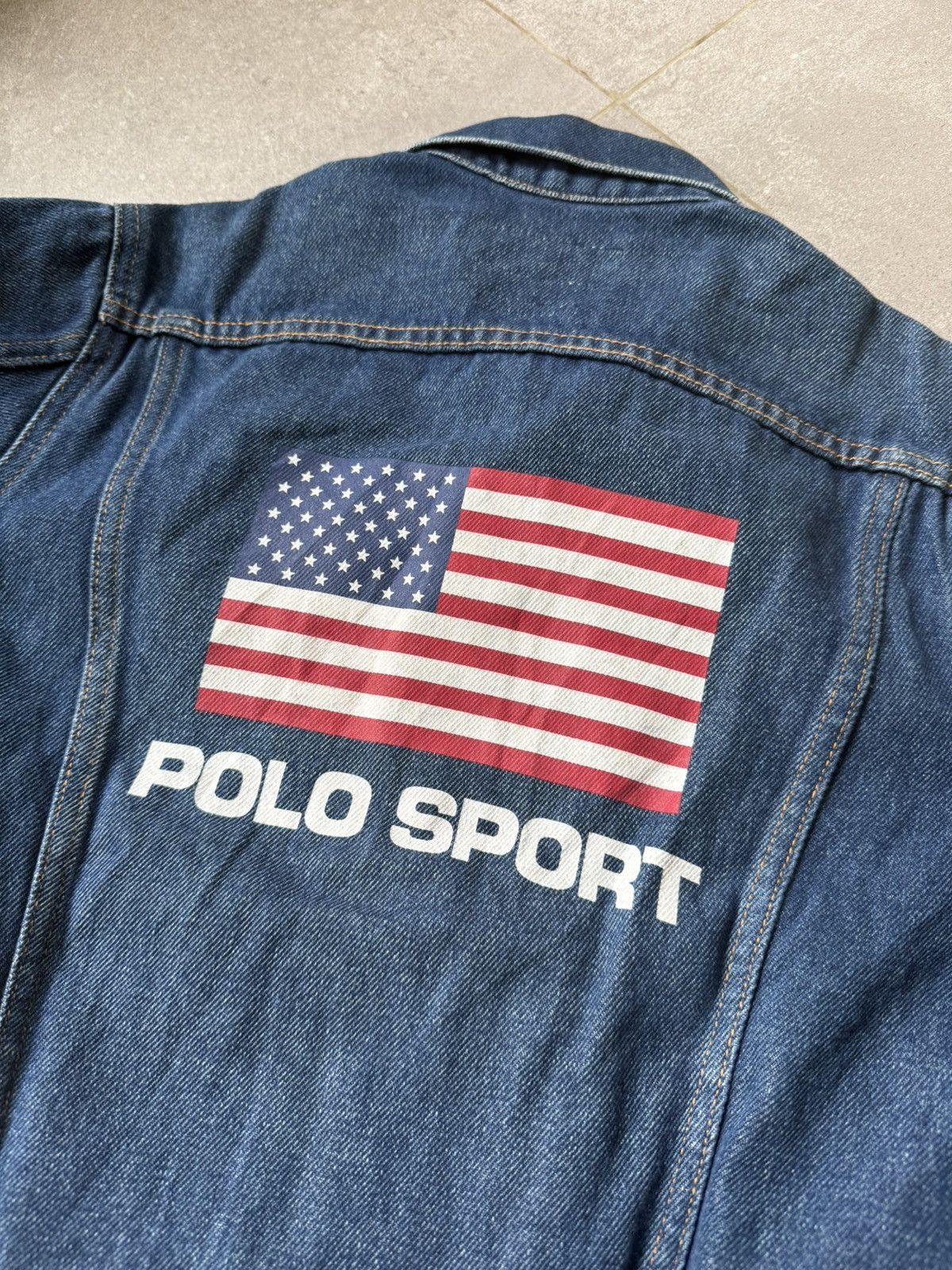 Polo Ralph Lauren Polo Ralph Lauren Polo Sport Denim Jacket Size US XS / EU 42 / 0 - 2 Thumbnail