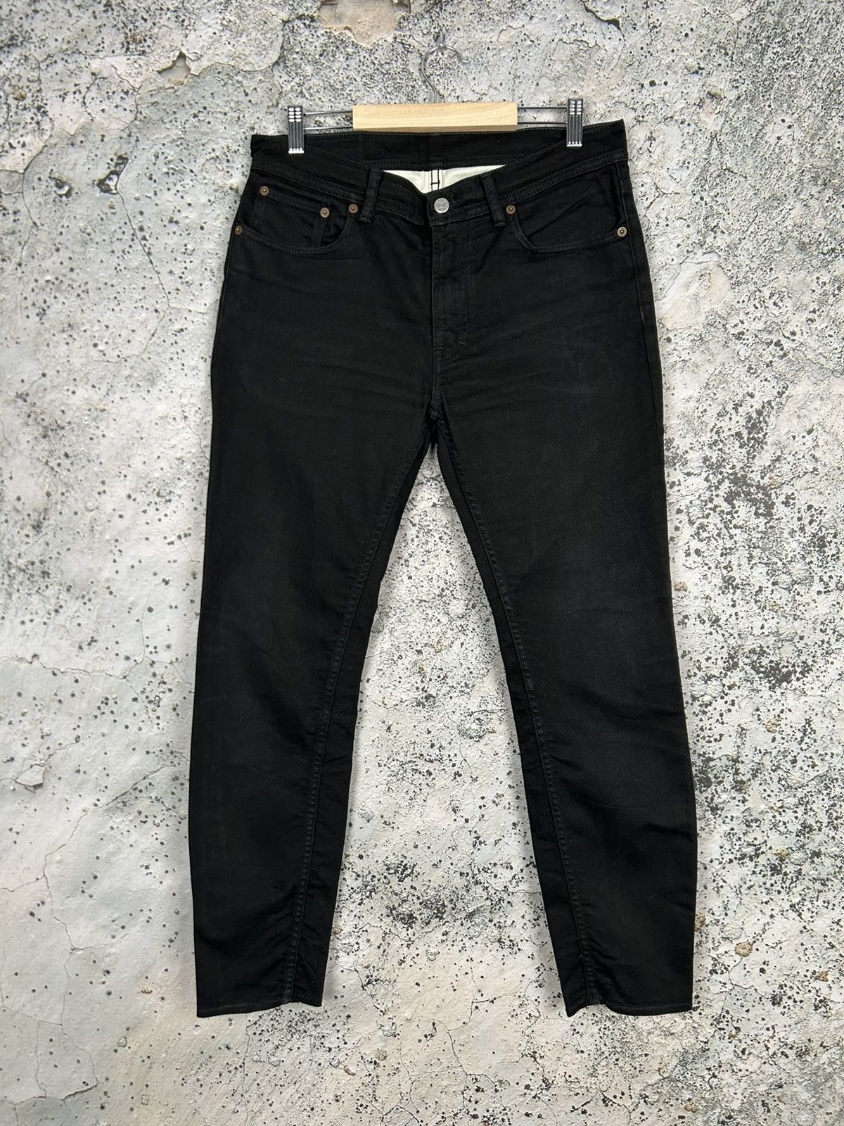 Acne Studios North Stay Black Jeans Denim Avant Garde Rare