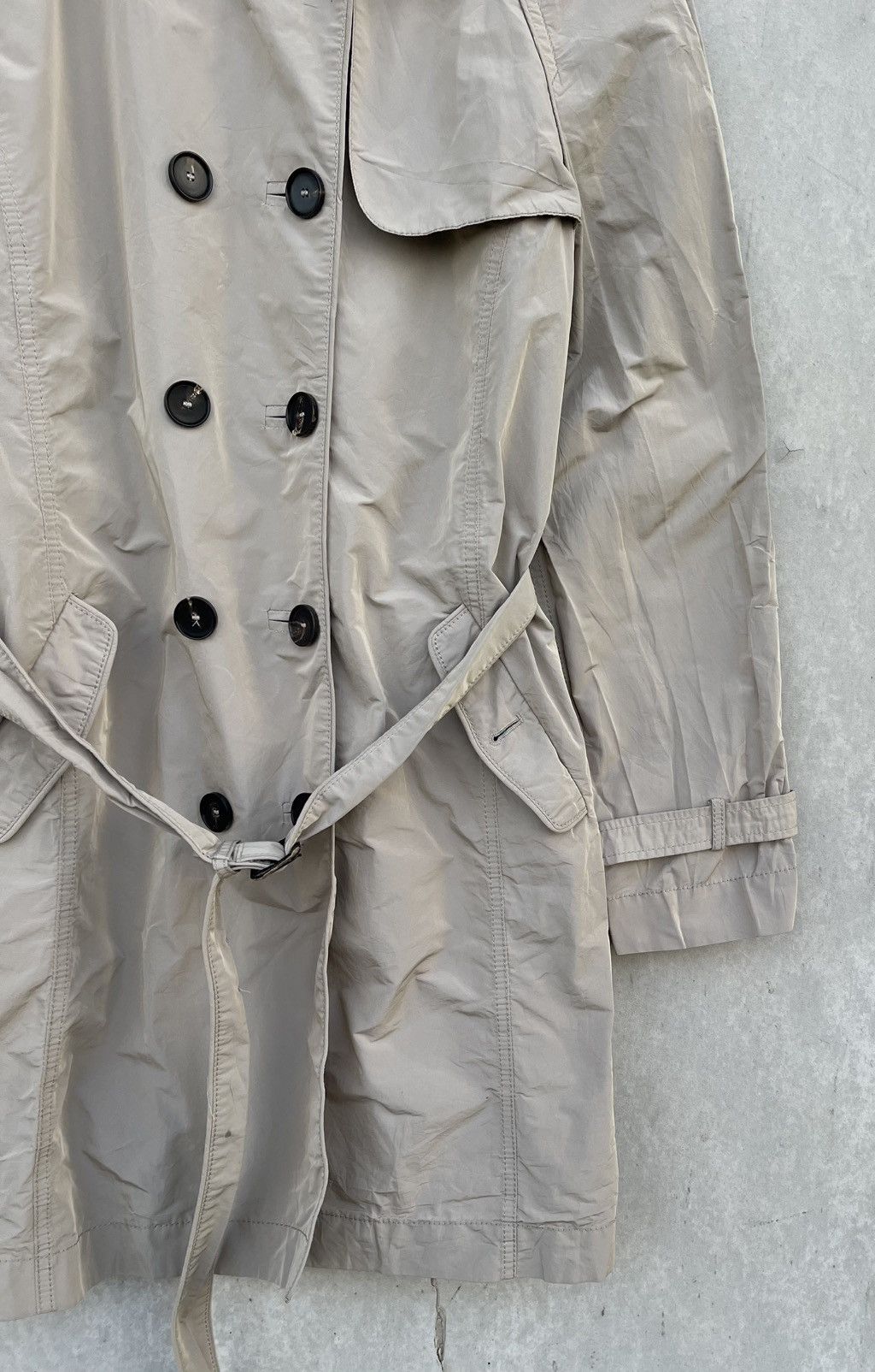 Gerard Darel S/S 2002 GERARD DAREL DOUBLE-BREASTED TRENCH COAT/JACKET Size M / US 6-8 / IT 42-44 - 6 Thumbnail