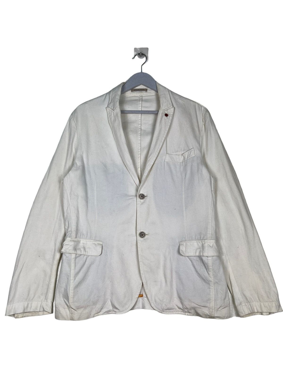 Other 🔥 JEY COLE MAN COTTON BLAZER JACKET MAN MADE IN ITALY Size US S / EU 44-46 / 1 - 2 Thumbnail