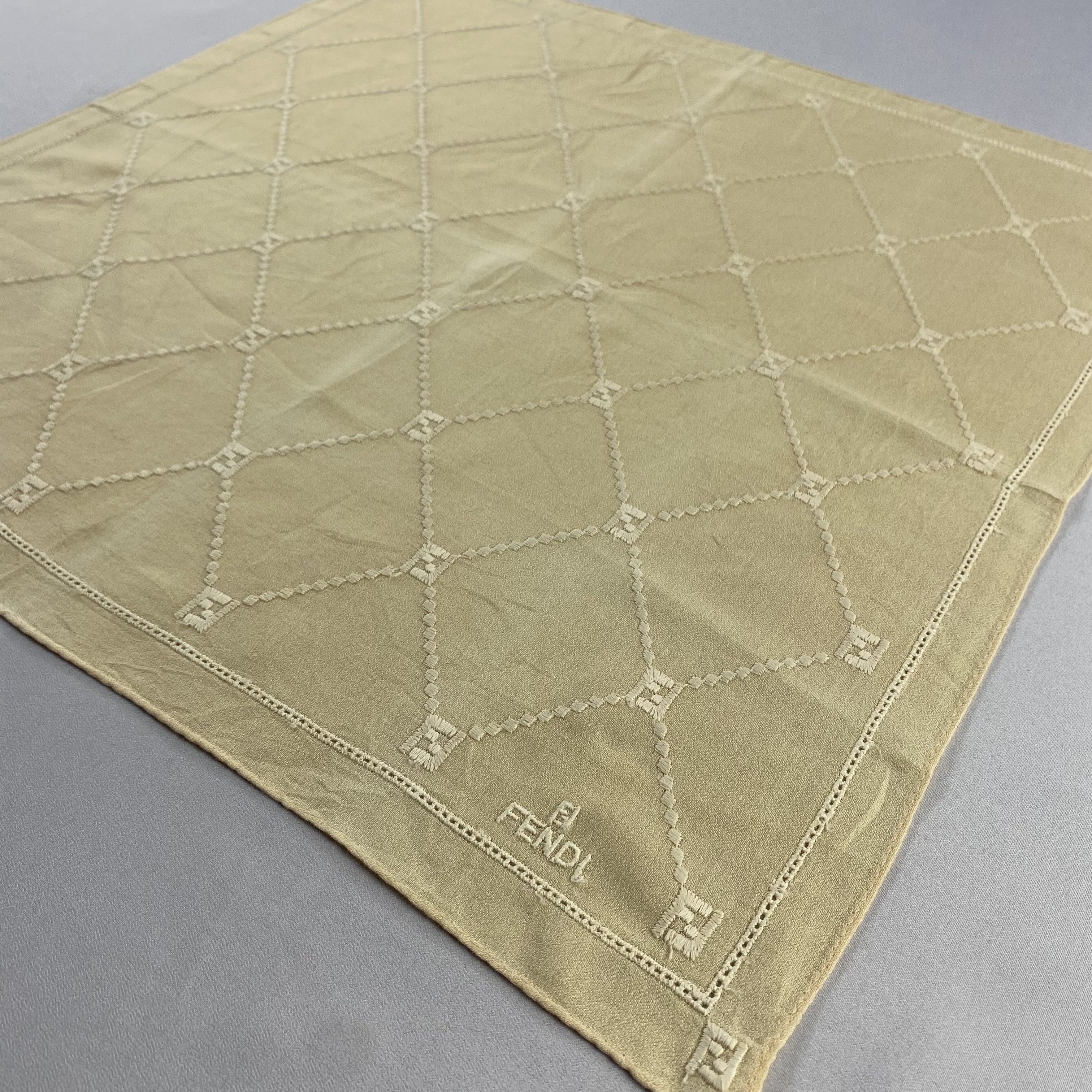 Vintage Fendi Handkerchief / Neckerchief / Bandana-P595 Size ONE SIZE - 2 Thumbnail