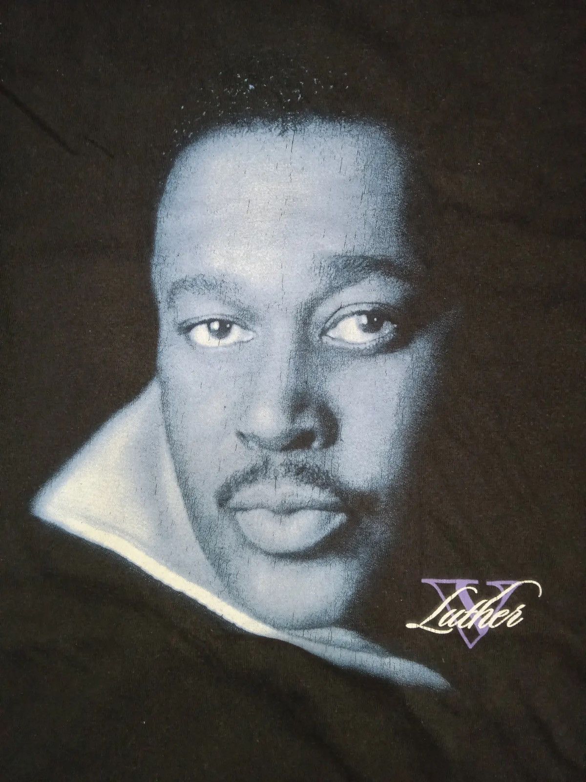 Band Tees × Vintage Vintage 2000s Luther Vandross T Shirt Size US L / EU 52-54 / 3 - 3 Thumbnail