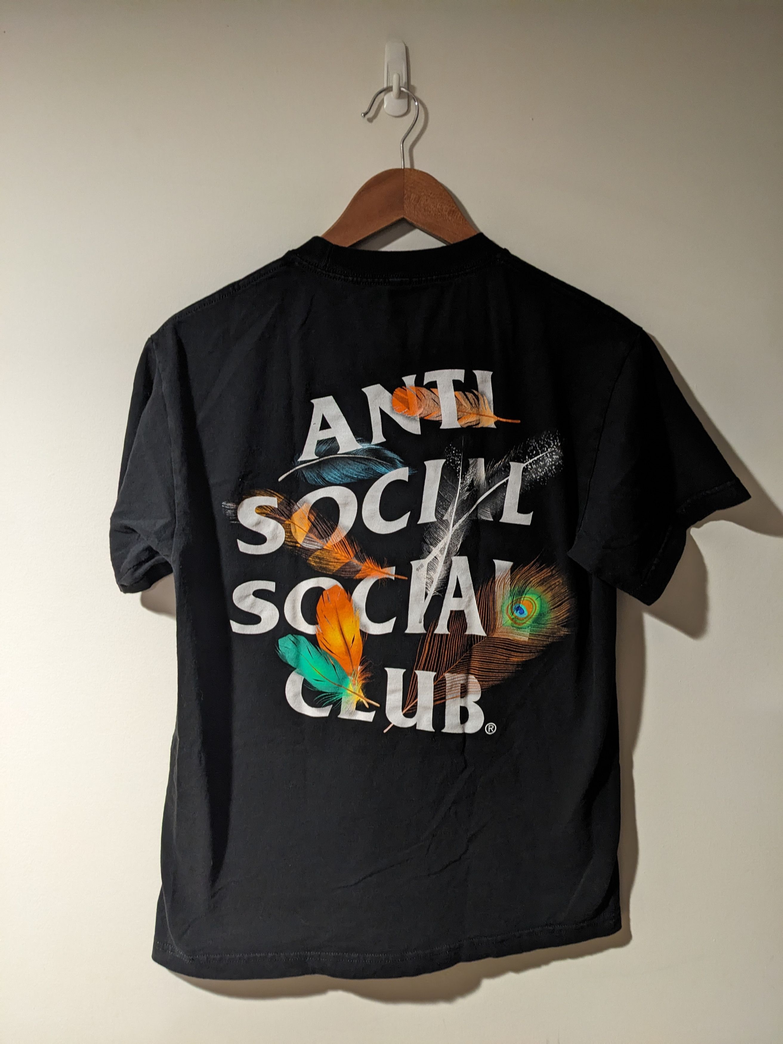 Anti Social Social Club × Designer Anti Social Social Club Peacock Feather Logo Medium T-Shirt Size US M / EU 48-50 / 2 - 1 Thumbnail