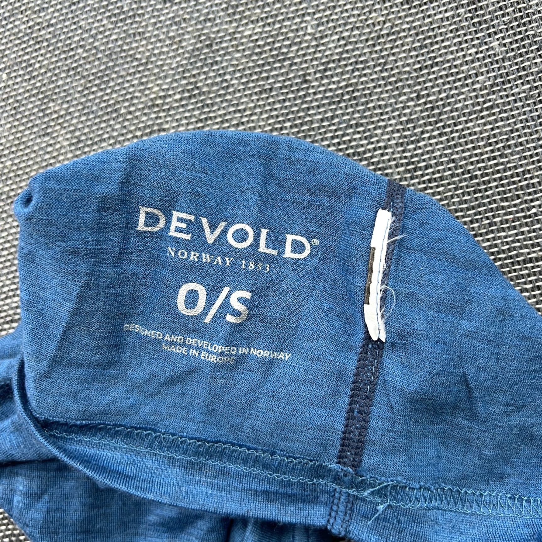 Vintage DEVOLD Neck Warmer 100% Merino Wool One Size Tube Scarf Outdoor Gaiter Unisex Adults Blue Balaclava Size ONE SIZE - 4 Thumbnail