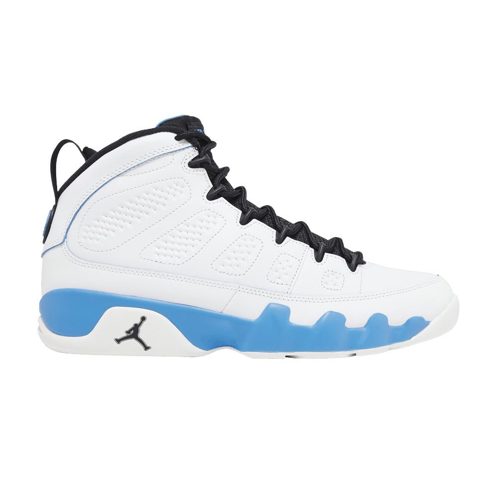 image of Air Jordan 9 Retro Powder Blue 2024 Shoes in White, Men's (Size 15)