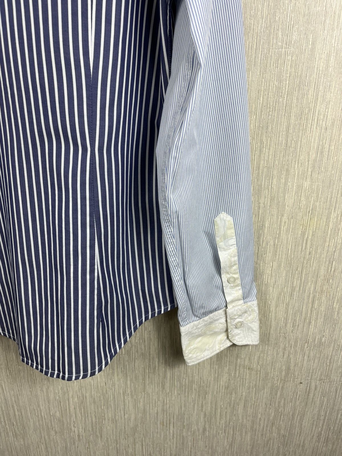 Roberto Cavalli Vintage Roberto Just Cavalli luxury baroque striped shirt Size US S / EU 44-46 / 1 - 23 Thumbnail