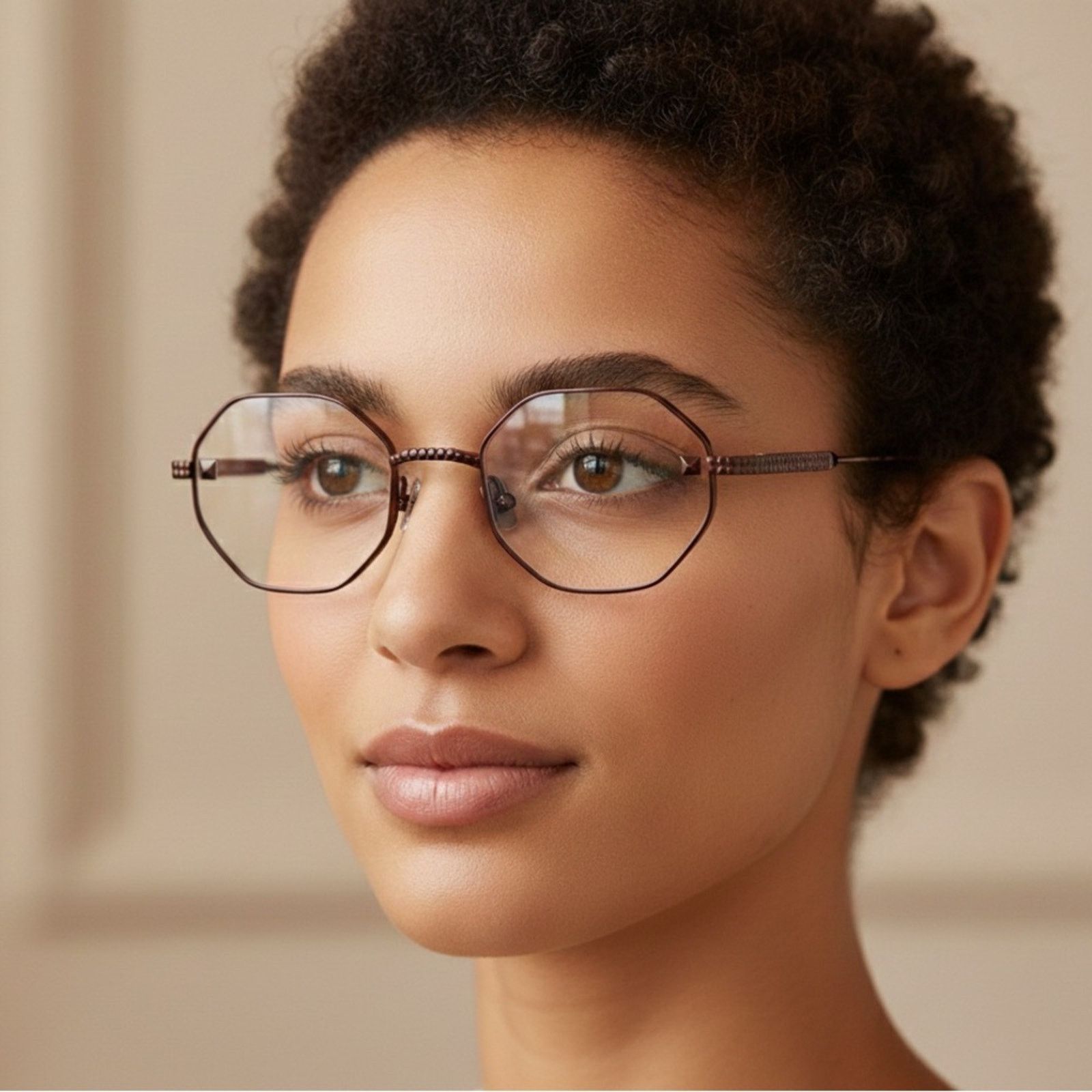 Valentino New! Valentino Bordeaux Glasses, V STUD VLX 122B, Authentic Size ONE SIZE - 2 Thumbnail