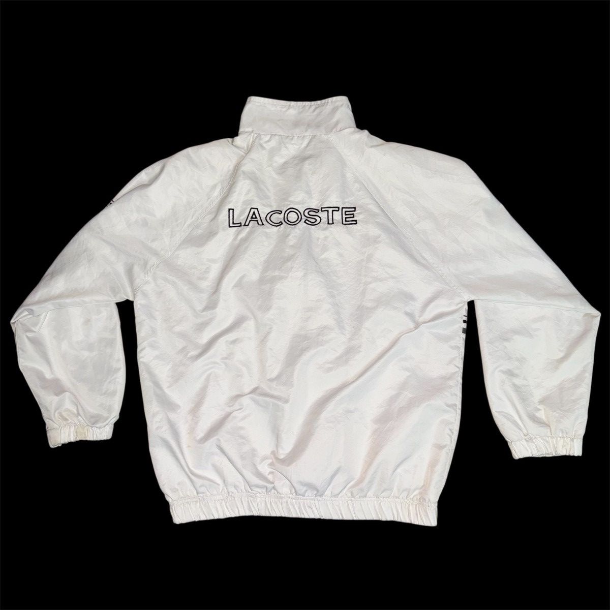Lacoste Lacoste White Windbreaker Jacket Size US L / EU 52-54 / 3 - 4 Thumbnail