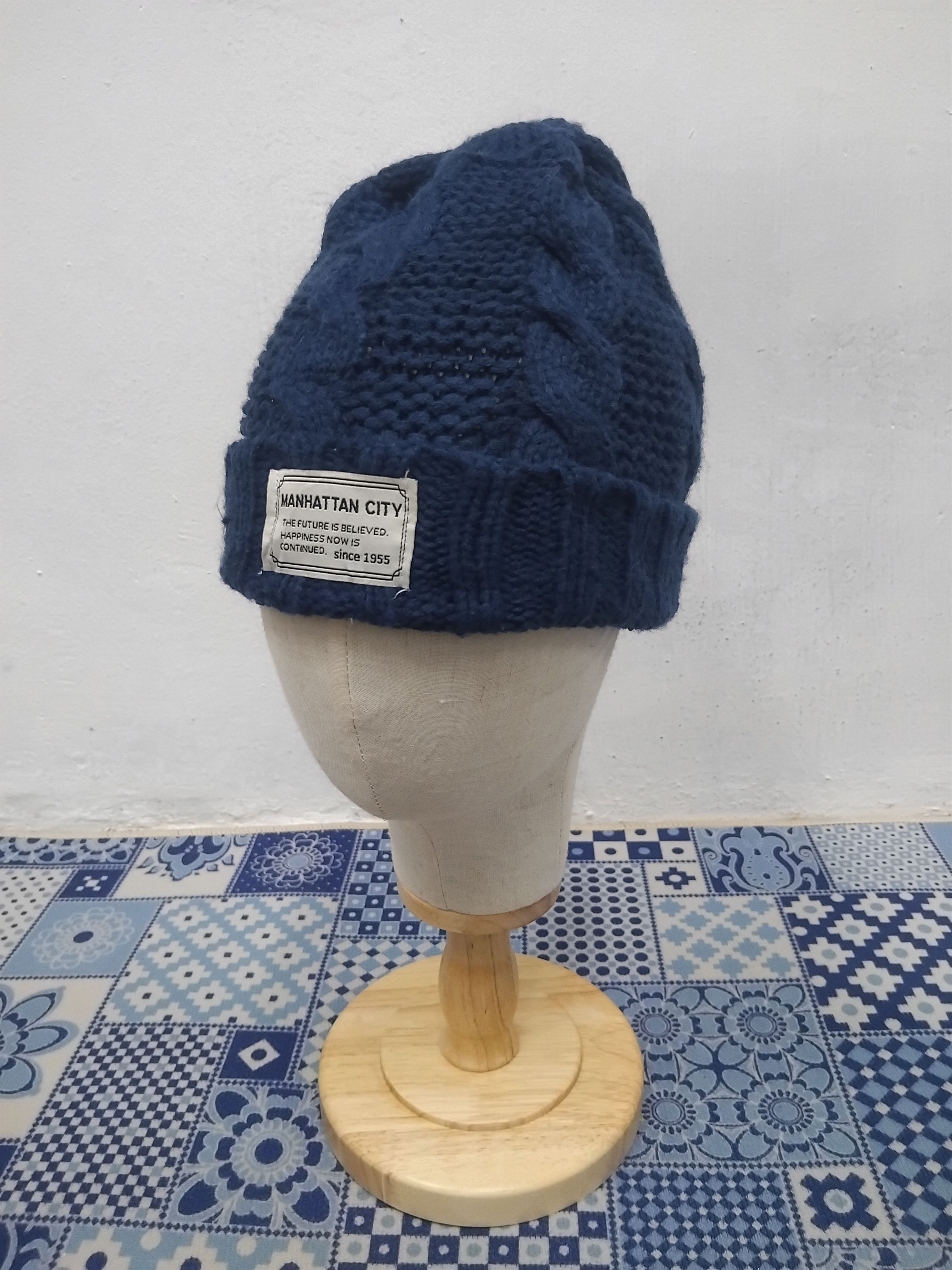 Manhattan Portage 💥Manhattan city Blue beanie Size ONE SIZE - 1 Thumbnail