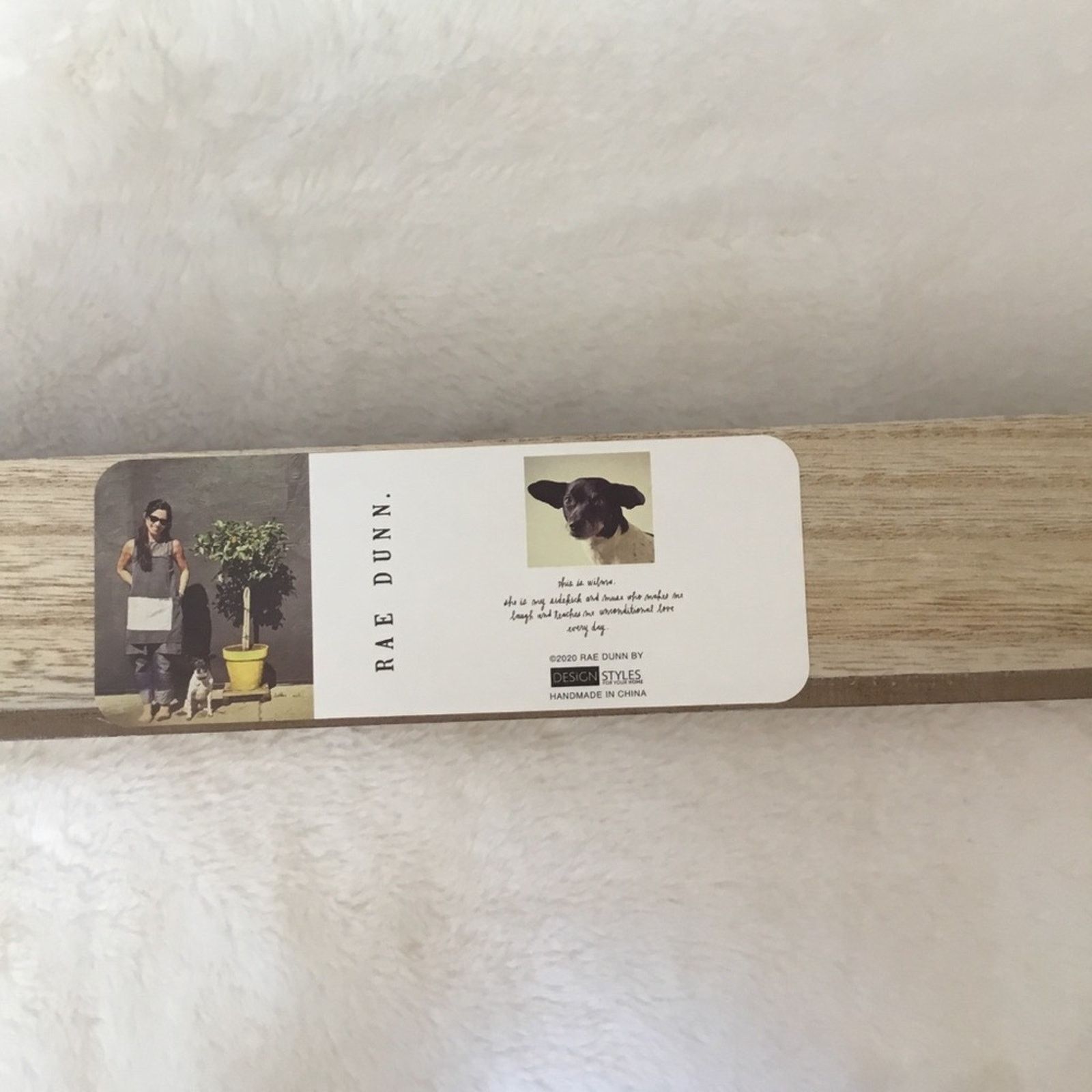 Other Rae Dunn White "HAPPY SPRING" Wooden Wall Sign Size ONE SIZE - 4 Thumbnail