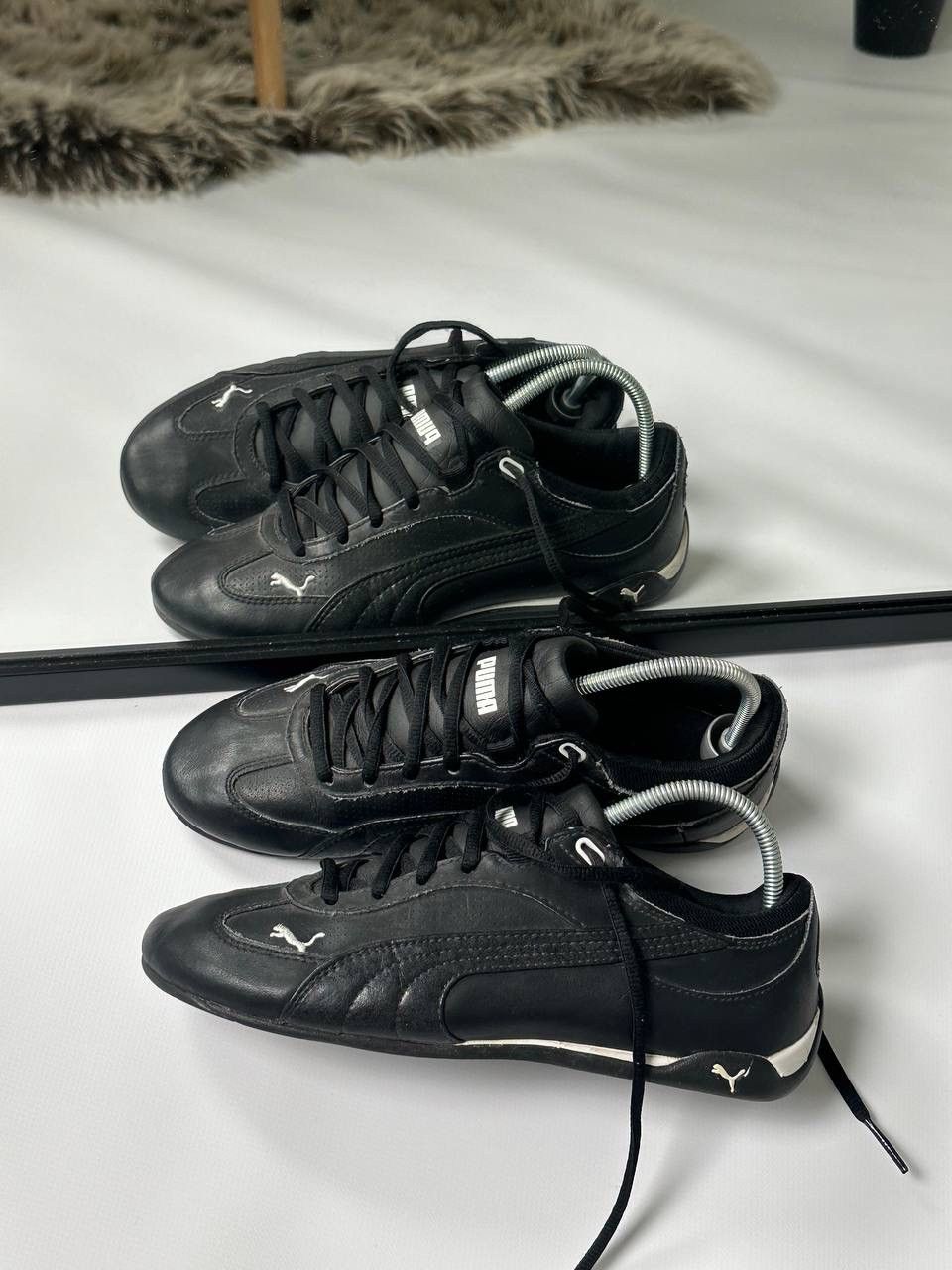 00S Puma Speedcat Vintage Leather Shoes in Black, Men's (Size 6)