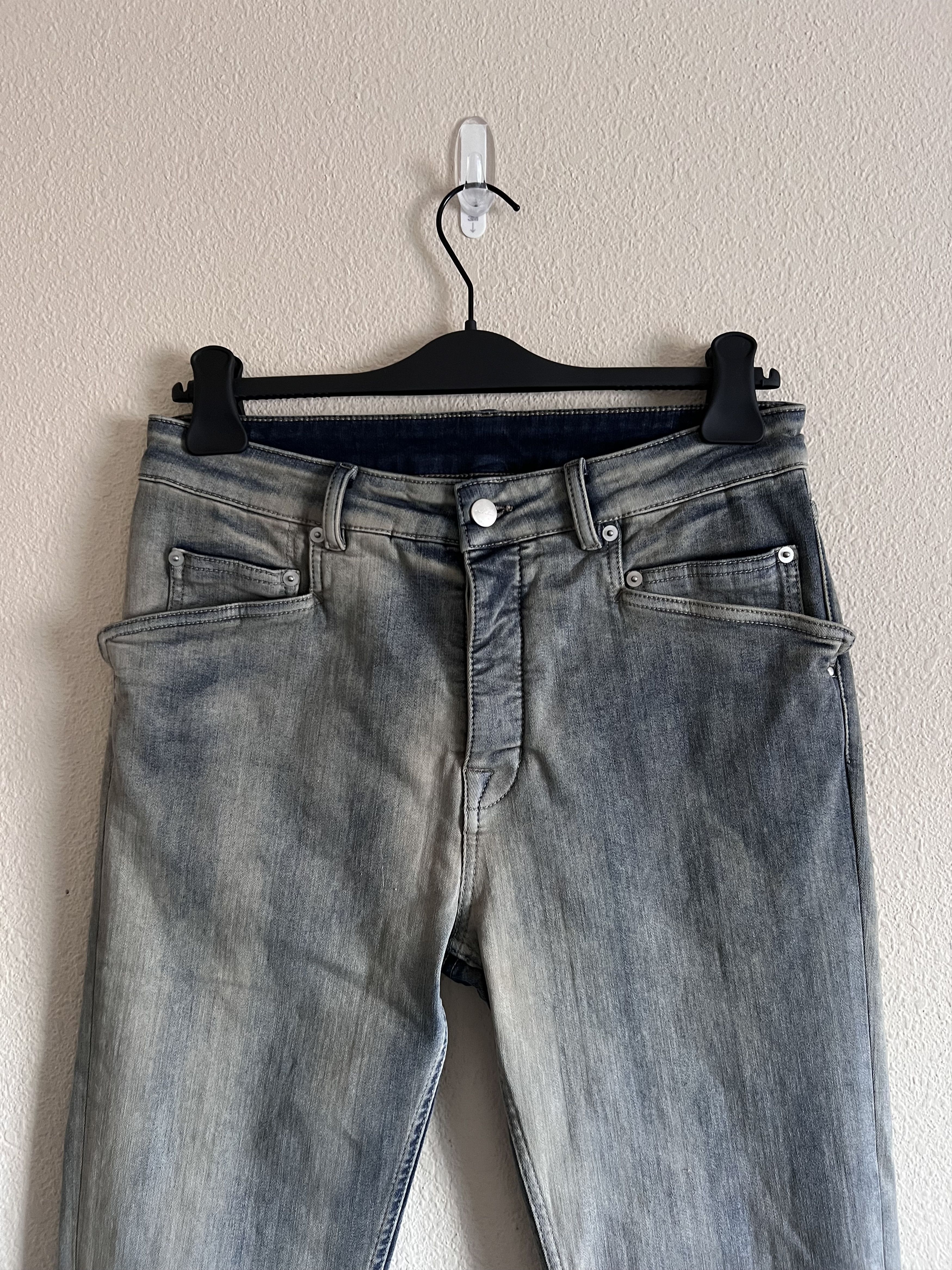 Rick Owens Rick Owens Tyrone Cut Jeans in Pearl Acid Degrade Size US 33 - 2 Thumbnail