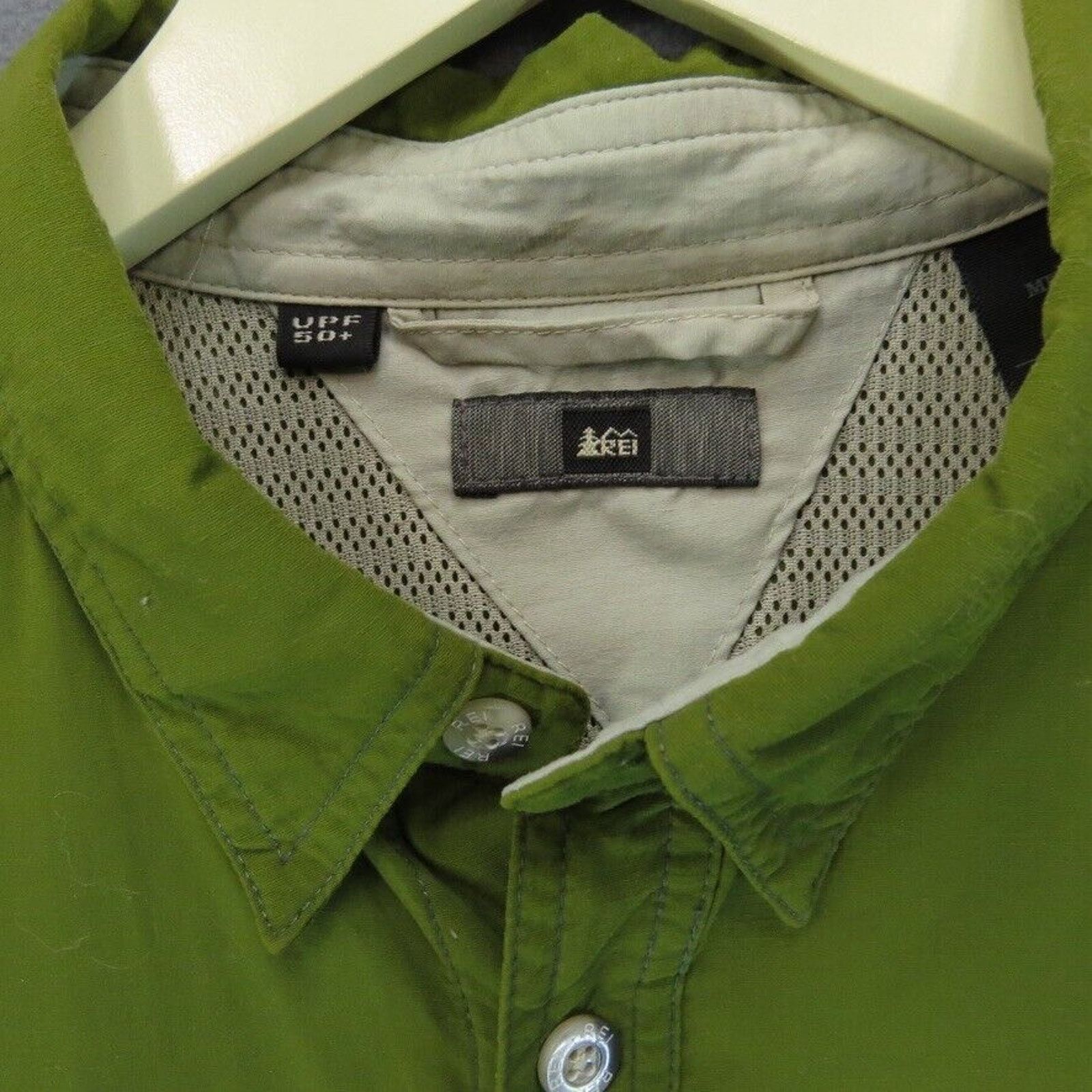 Rei REI Short Sleeve Shirt Mens Lg Nylon Fishing Hiking Camping Size US L / EU 52-54 / 3 - 5 Thumbnail
