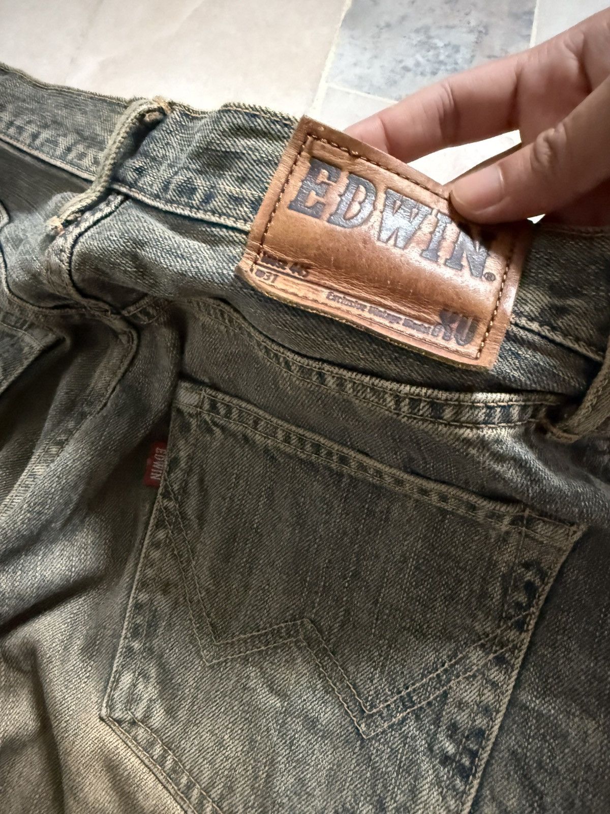 Japanese Brand 2000s Vintage Edwin 445 rusty pants Size US 30 / EU 46 - 7 Thumbnail