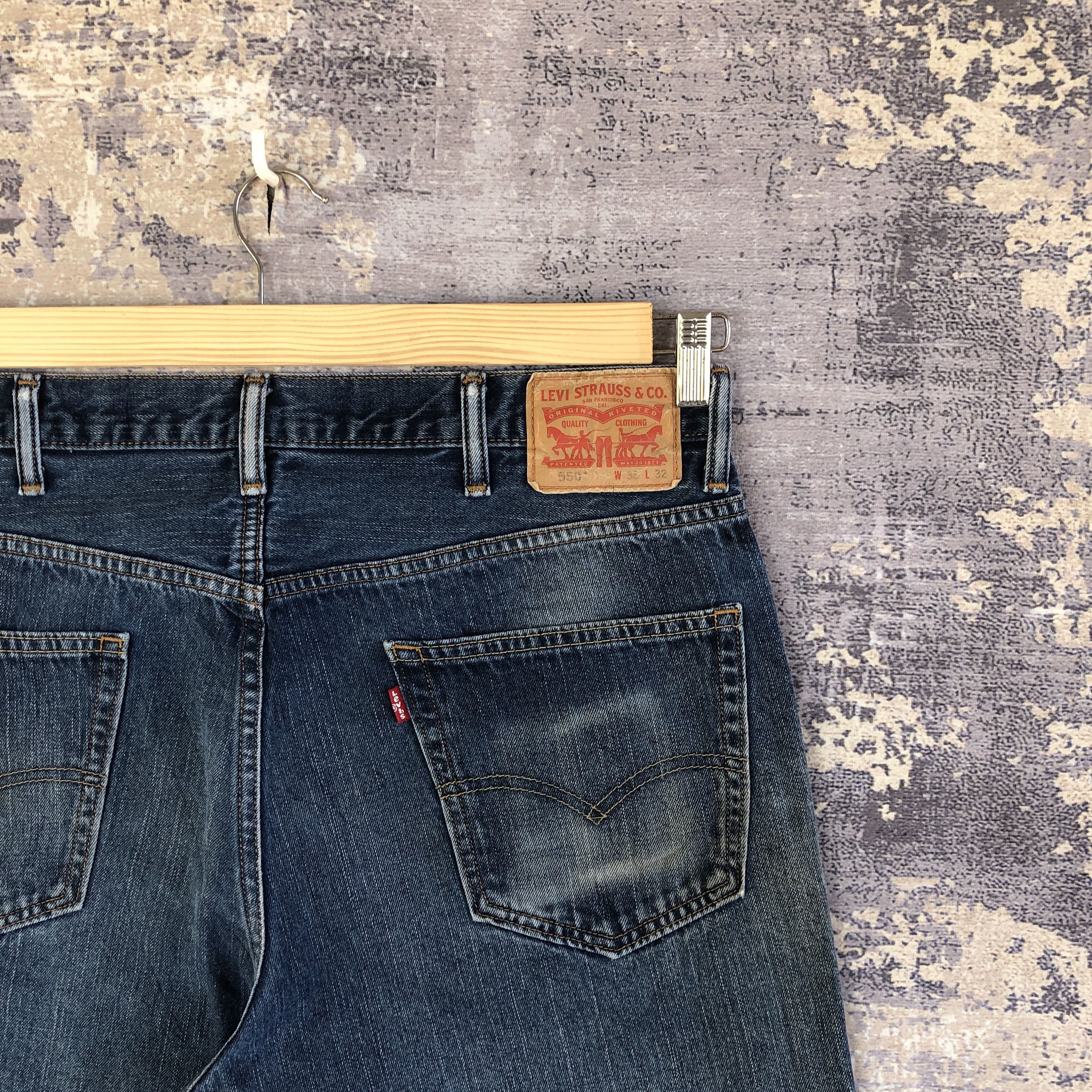 Levi's Vintage Levis 550 Ripped Blue Jeans Dirty Levi's Denim Pants Size US 36 / EU 52 - 5 Thumbnail