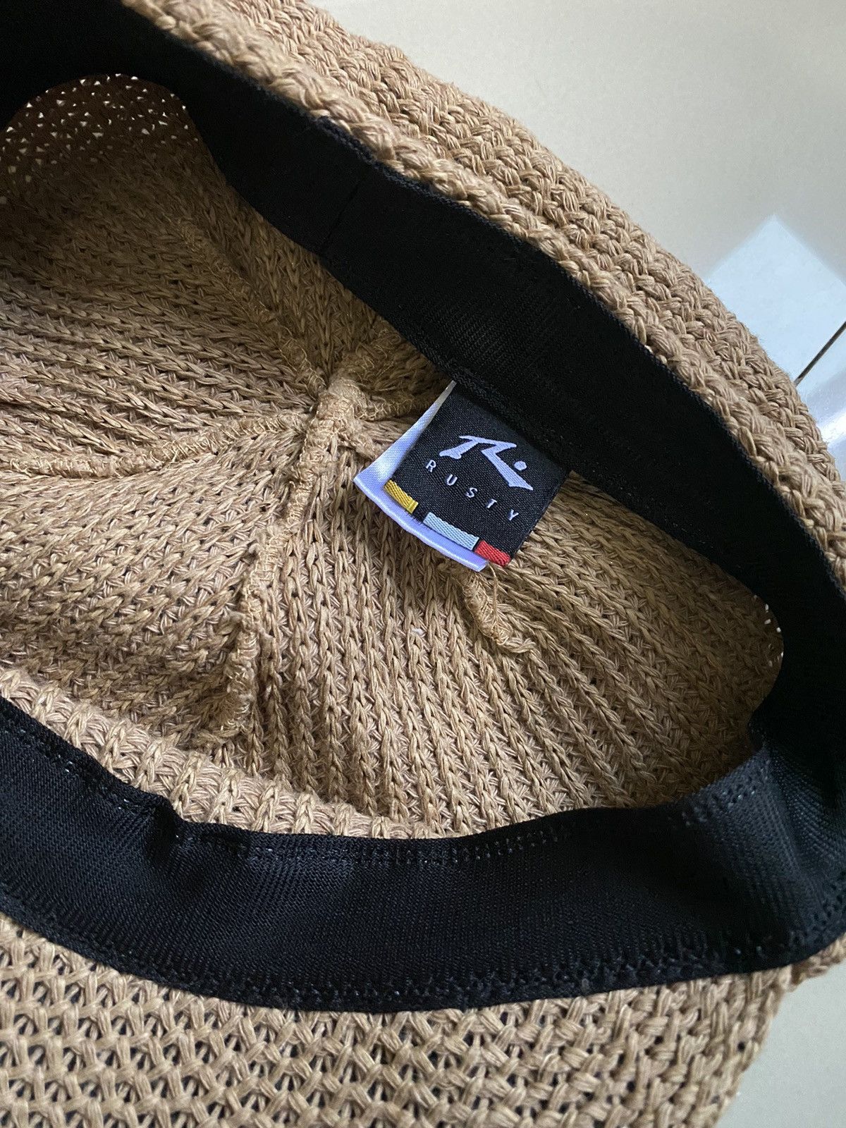 Rusty × Vintage Rusty Straw Newsboy Cap Size ONE SIZE - 4 Thumbnail