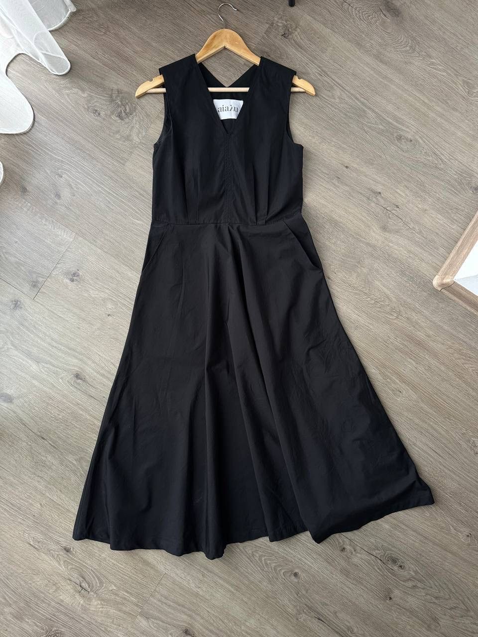 Japanese Brand × Vintage Vintage Aiayu Black Long Womens Bea Dress Size S / US 4 / IT 40 - 3 Thumbnail