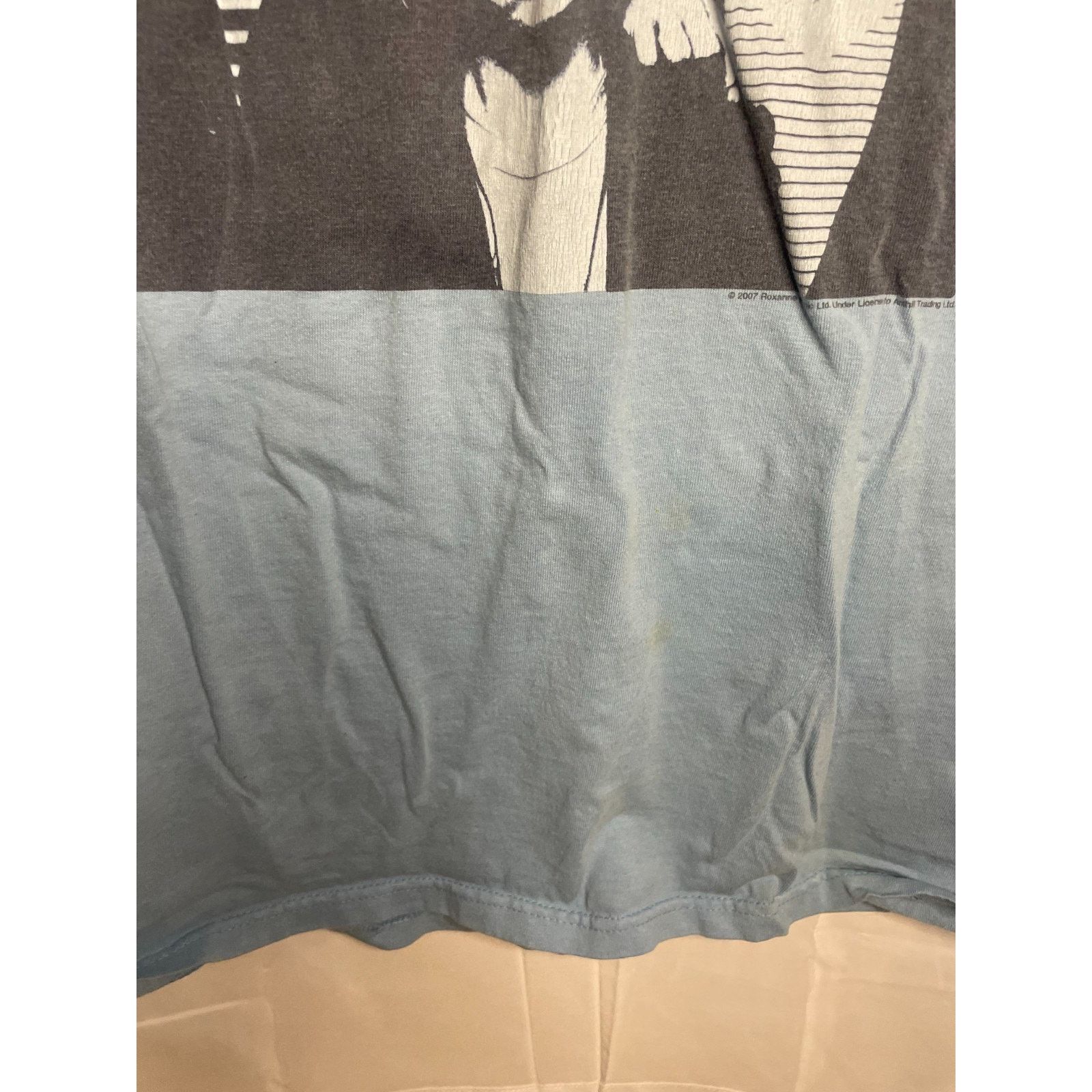 Anvil The Police 2007 Light Blue Shirt Ladies Cut L Large Size L / US 10 / IT 46 - 3 Thumbnail