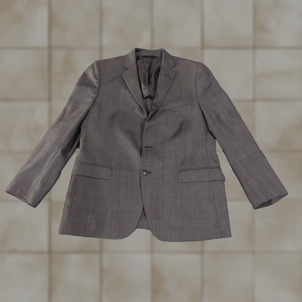 Brooks Brothers VINTAGE Brooks Brothers 346 Sport Coat Mens 41 Gray Plaid Two Button Blazer Suit Jacket Size 42R - 1 Thumbnail