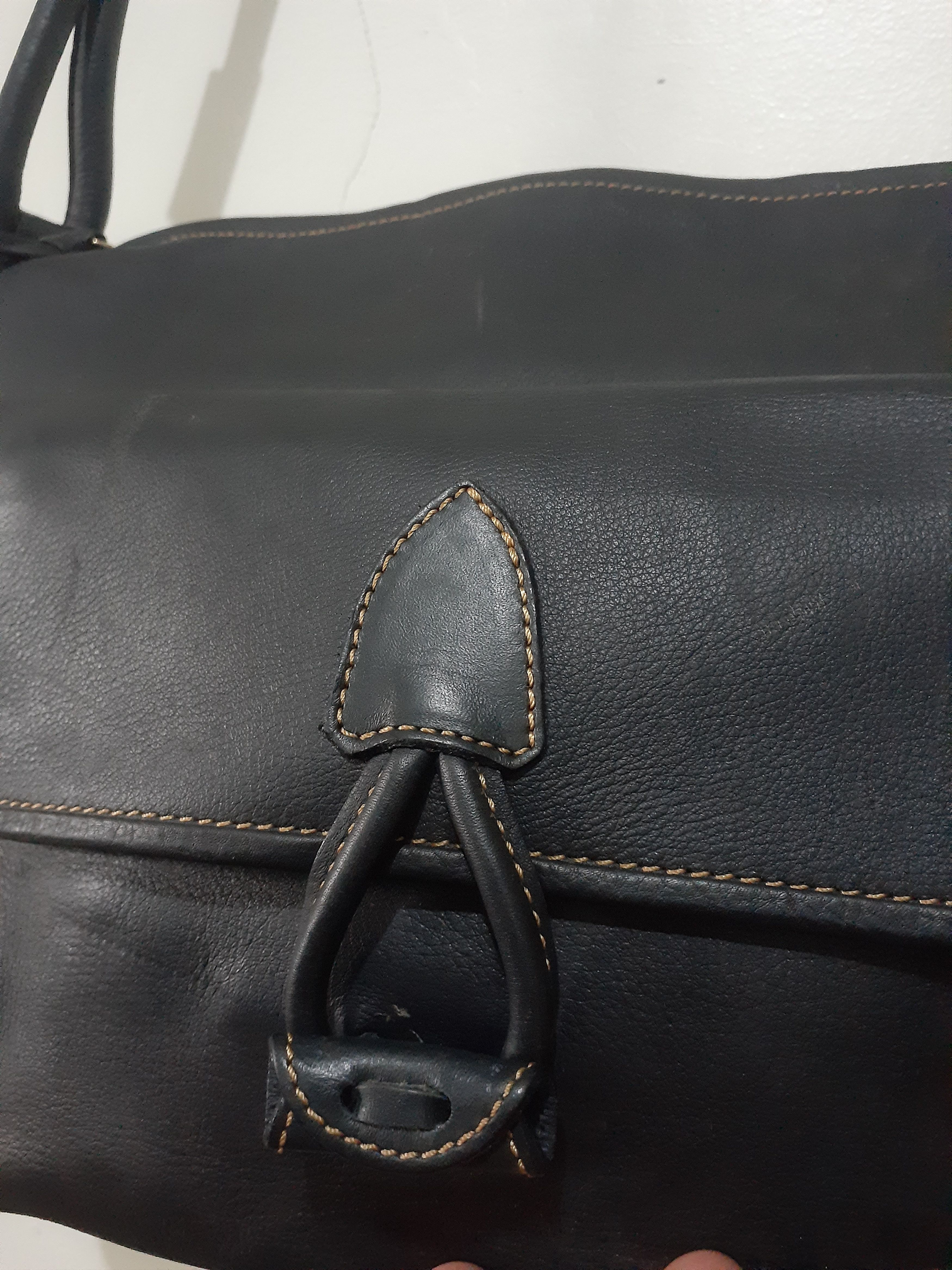 Bally × Vintage Vintage Bally Italy Messenger Crossbody Leather Bag Size ONE SIZE - 8 Thumbnail