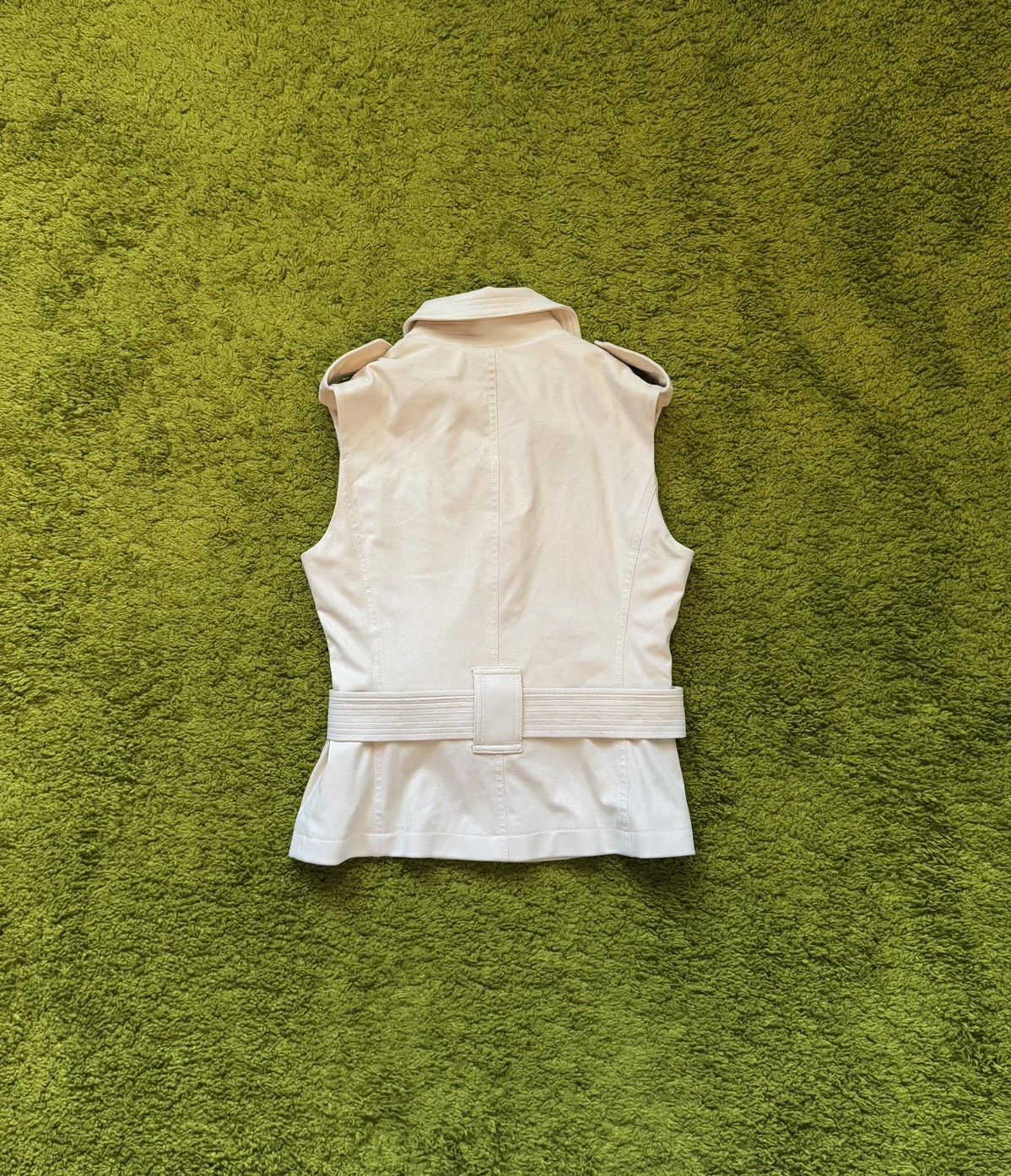 Designer × Guess Guess NWT oldmoney style belted vest gilet Size S / US 4 / IT 40 - 4 Thumbnail