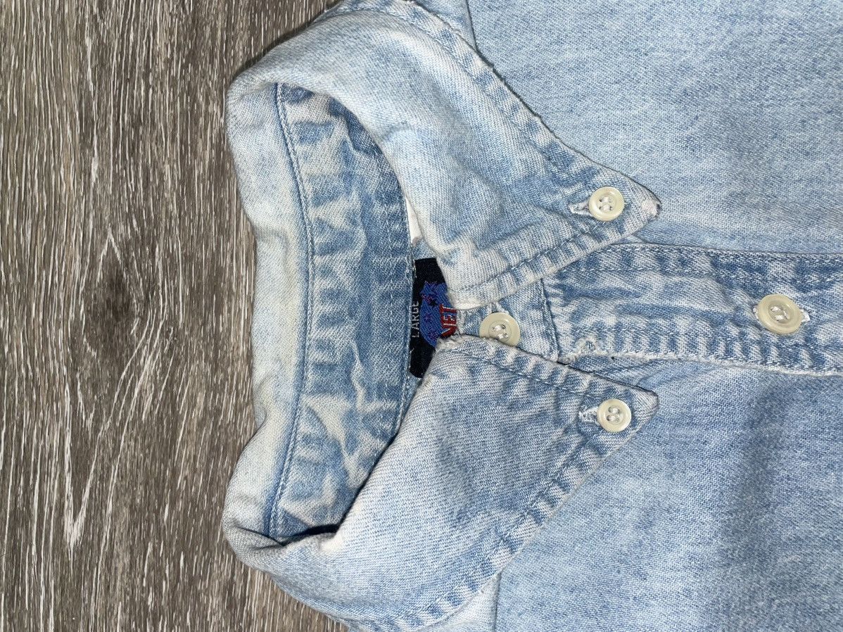Vintage 1991 Denim Button Down Planet Hollywood Size US L / EU 52-54 / 3 - 5 Thumbnail