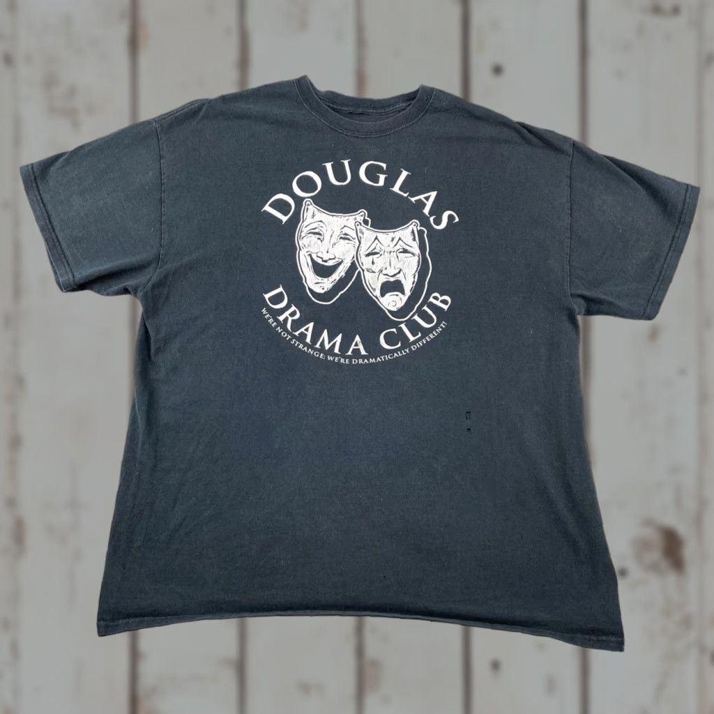 Vintage VINTAGE Douglas Drama Club We’re Not The Same Black XL Cotton T Shirt Y2K Mens Size US XL / EU 56 / 4 - 1 Thumbnail