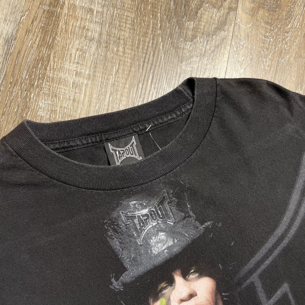Tapout × Vintage Y2K Tapout Vintage Charles Lewis Tee Shirt Mens Large UFC Size US L / EU 52-54 / 3 - 3 Thumbnail