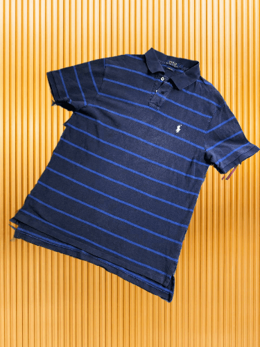 Polo Ralph Lauren Polo Ralph Lauren Striped Polo T-shirt Size US L / EU 52-54 / 3 - 1 Thumbnail