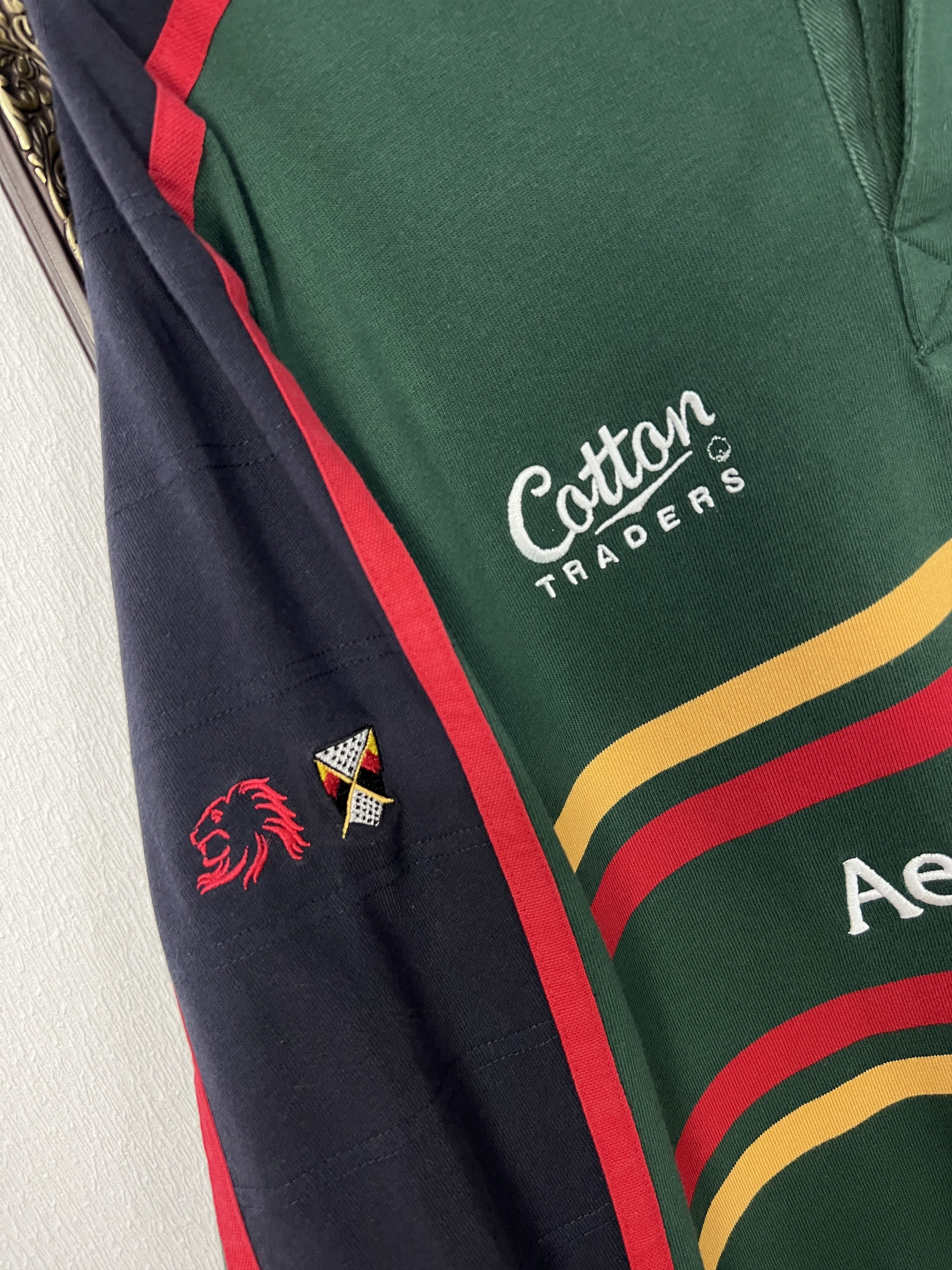 Cotton Traders Vintage 90's Cotton Traders London Irish Rugby Jersey Size US L / EU 52-54 / 3 - 5 Thumbnail