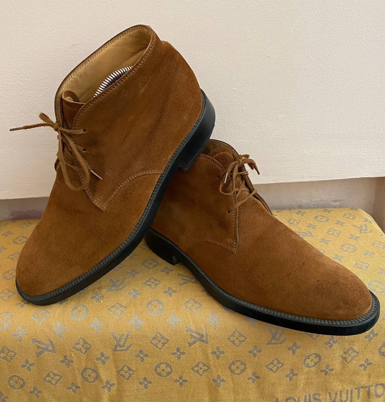 Tod's 💎 TOD'S Luxury Genuine Leather Suede Chelsea Boots Size US 8.5 / EU 41-42 - 1 Thumbnail