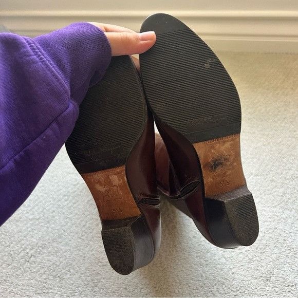 Salvatore Ferragamo Salvatore Ferragamo Brown Heeled Boots Riding Size US 5.5 / IT 35.5 - 11 Thumbnail