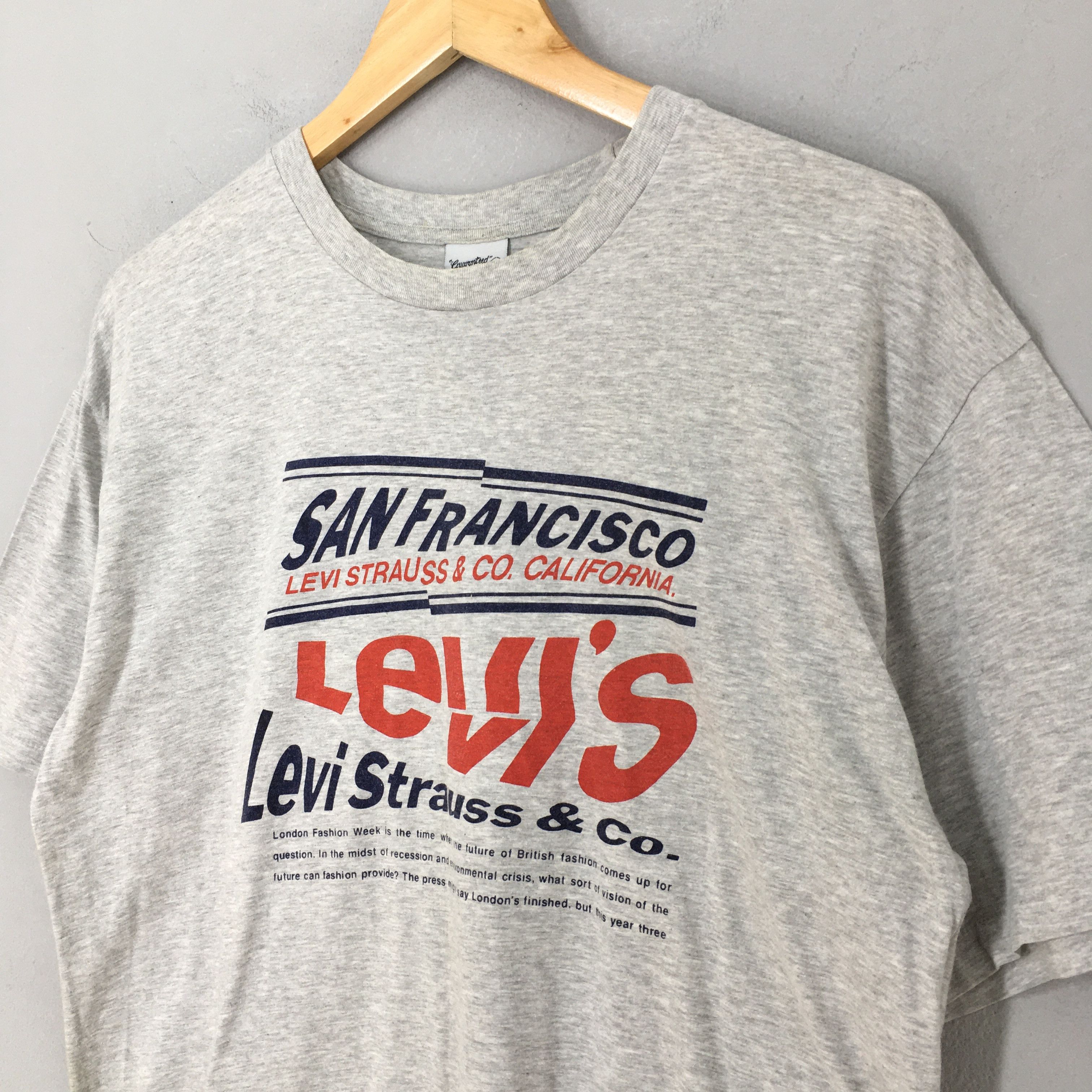 Levi's Vintage 90's Levis San Francisco Tshirt Large Size US L / EU 52-54 / 3 - 3 Thumbnail
