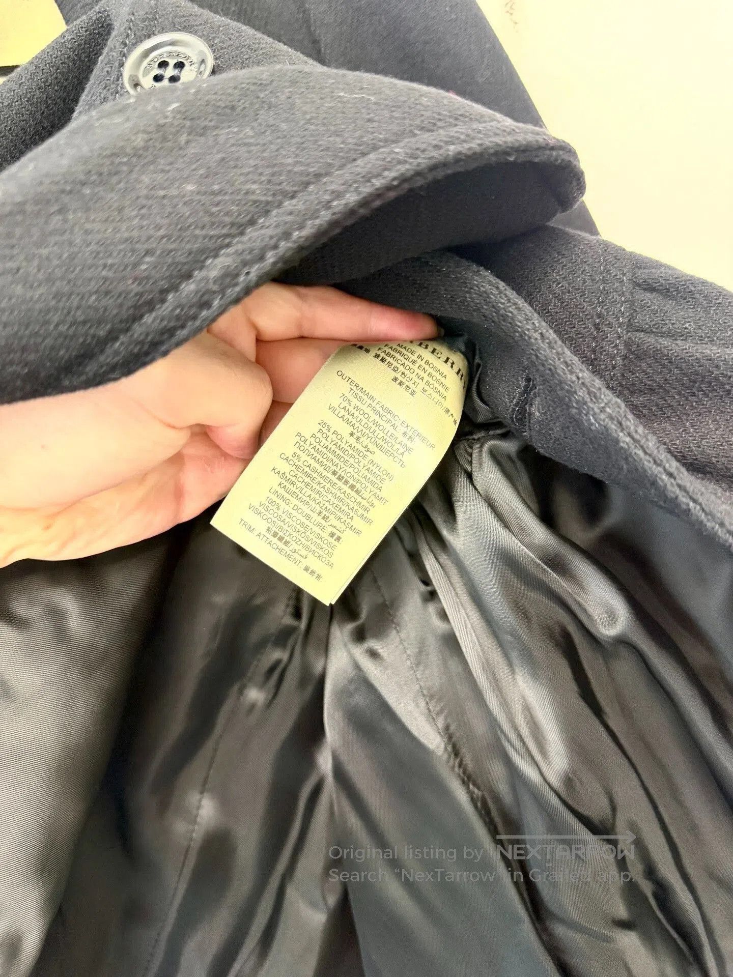 Burberry Burberry Black Coat for Women. Size S / US 4 / IT 40 - 5 Thumbnail