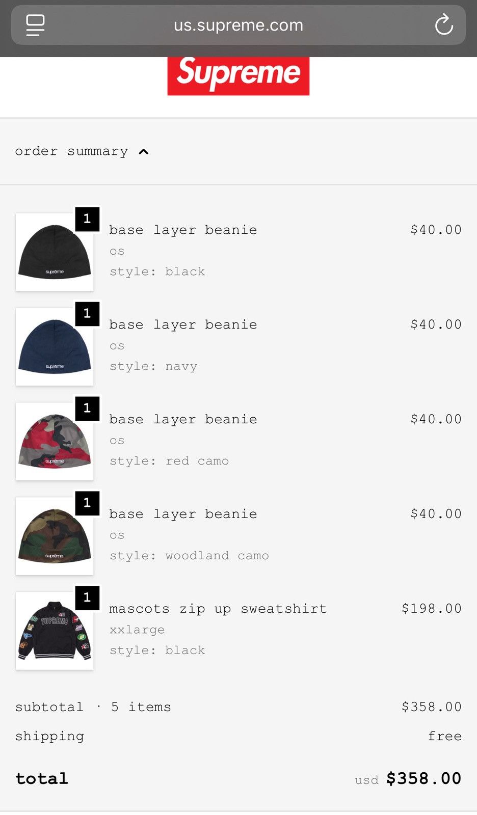Supreme Supreme Base Layer Beanie Navy Size ONE SIZE - 5 Thumbnail