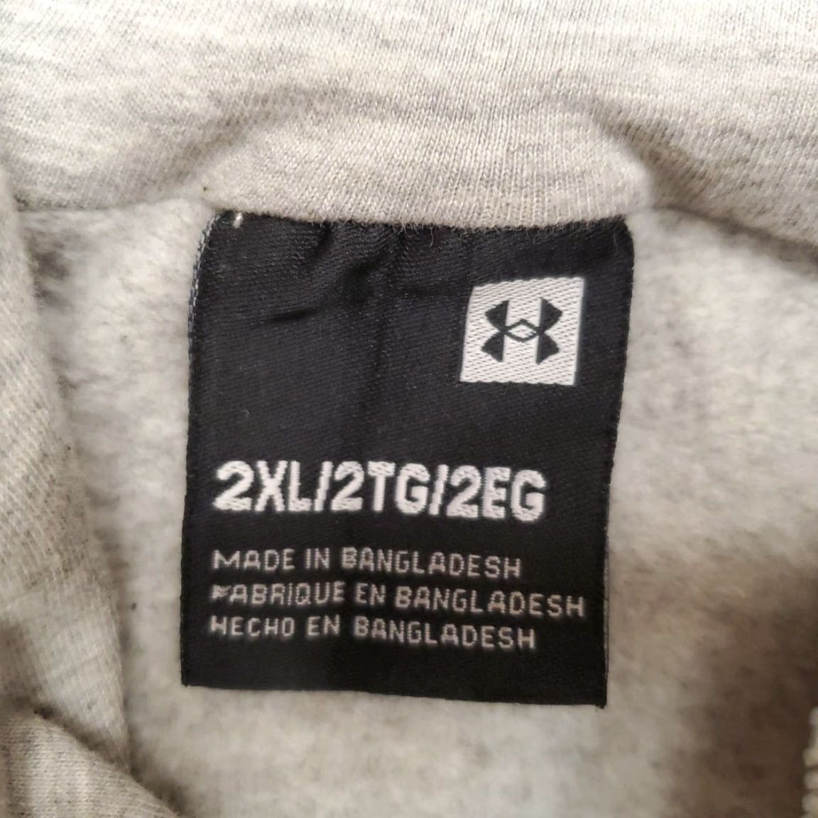 Under Armour Under Armour Hoodie Mens 2XL Blue Hooded 100% Polyester Pullover Sweatshirt Logo Size US XXL / EU 58 / 5 - 3 Thumbnail