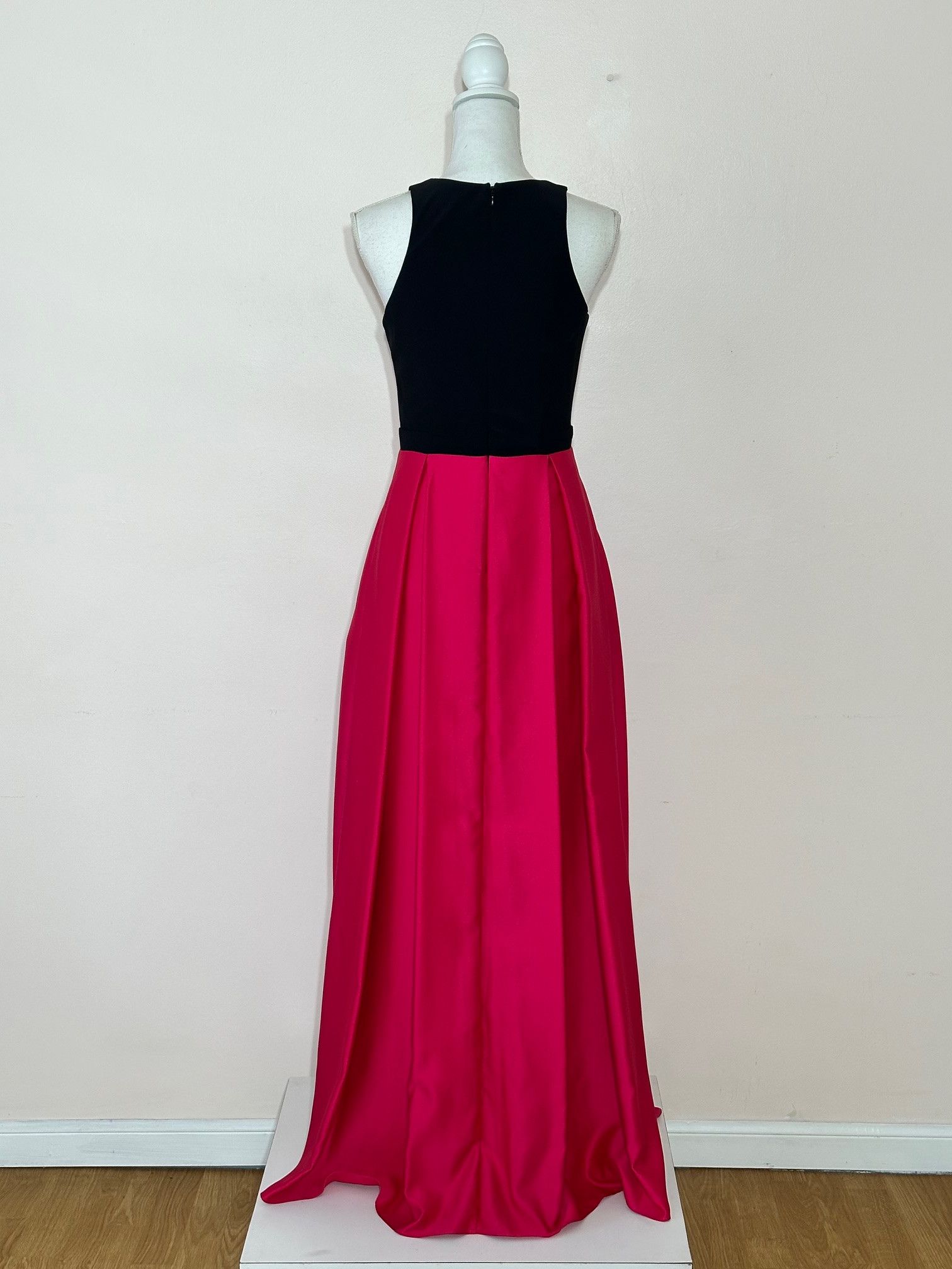 Designer B&A Betsy and Adam Pink/Black Evening Gown Size 4 Size S / US 4 / IT 40 - 2 Thumbnail