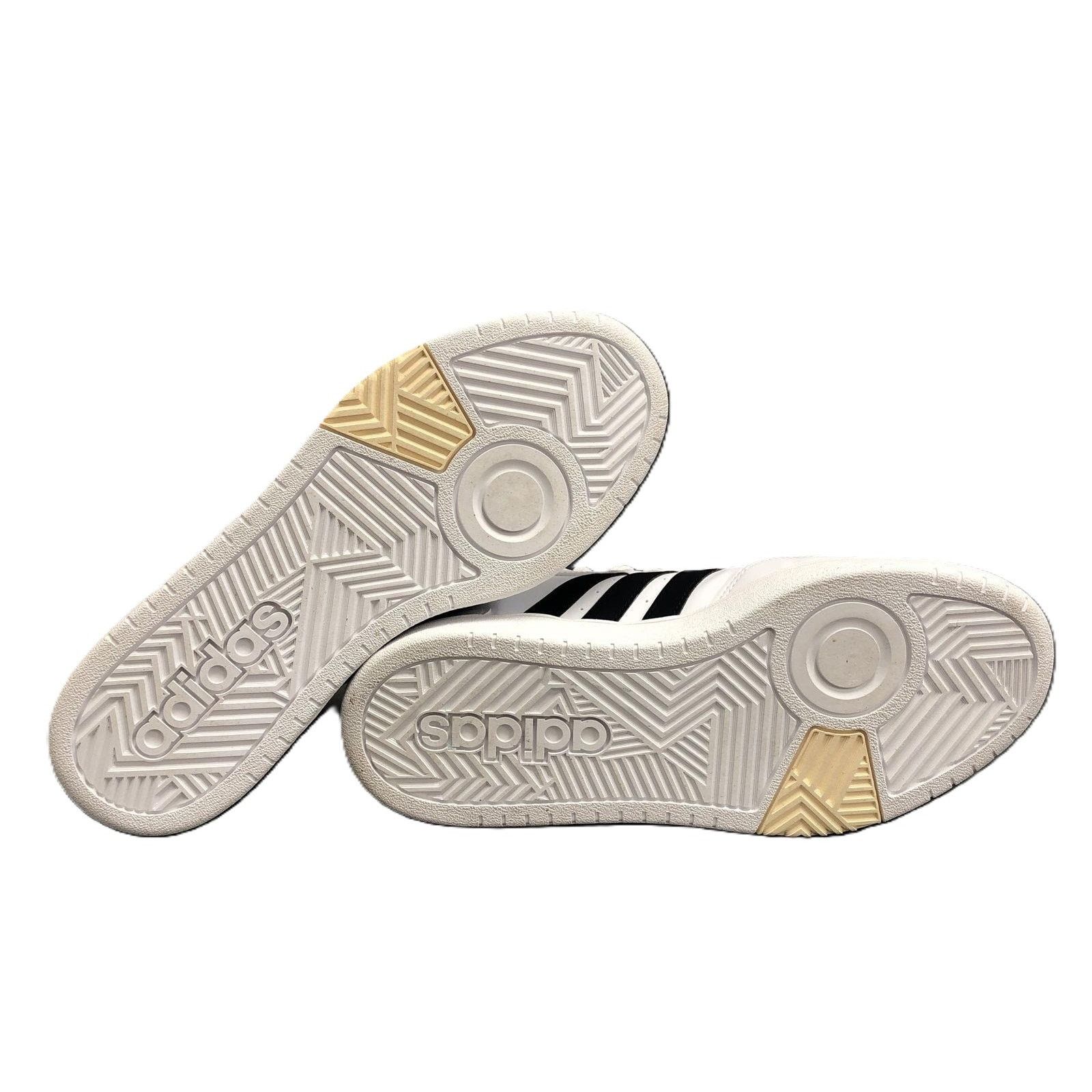Adidas Adidas Hoops 3.0 Cloud White Legend Ink Mid Sneakers Size US 9 / IT 39 - 6 Thumbnail