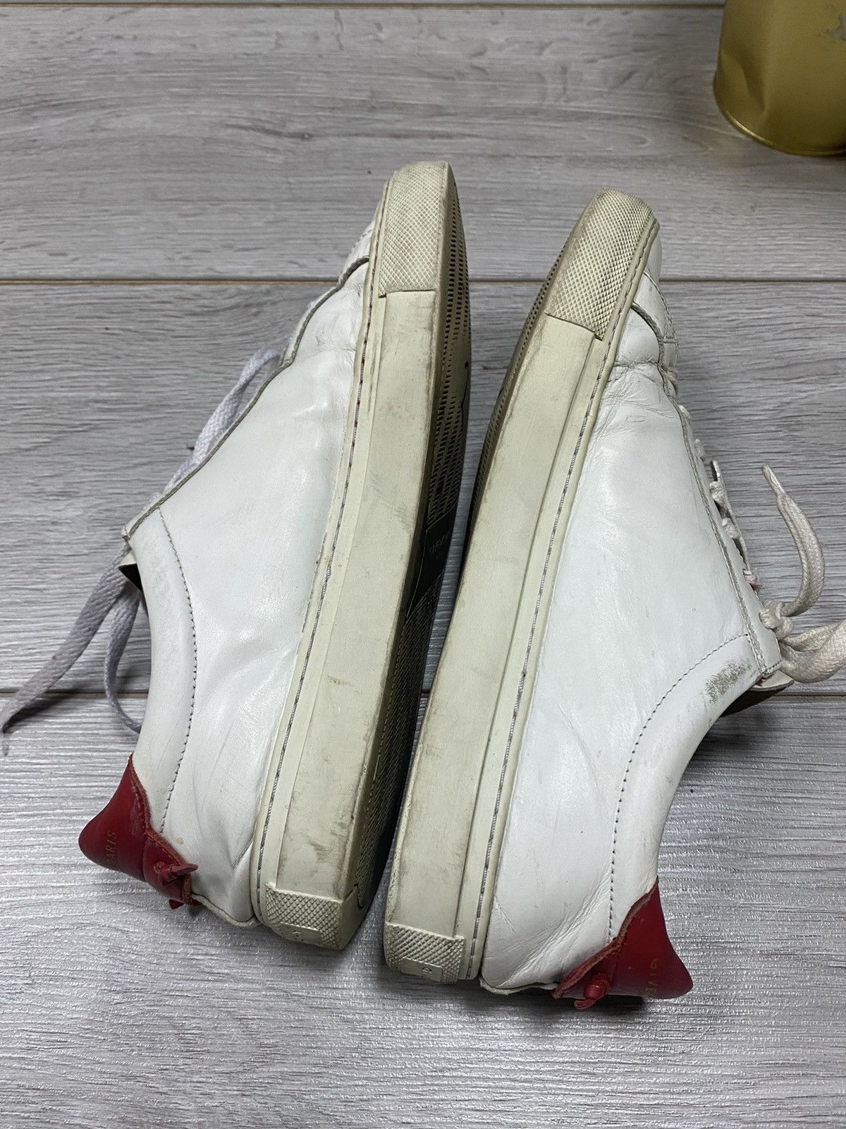 Givenchy GIVENCHY URBAN STREET LOW SNEAKER WHITE & RED Size US 7 / EU 40 - 9 Thumbnail