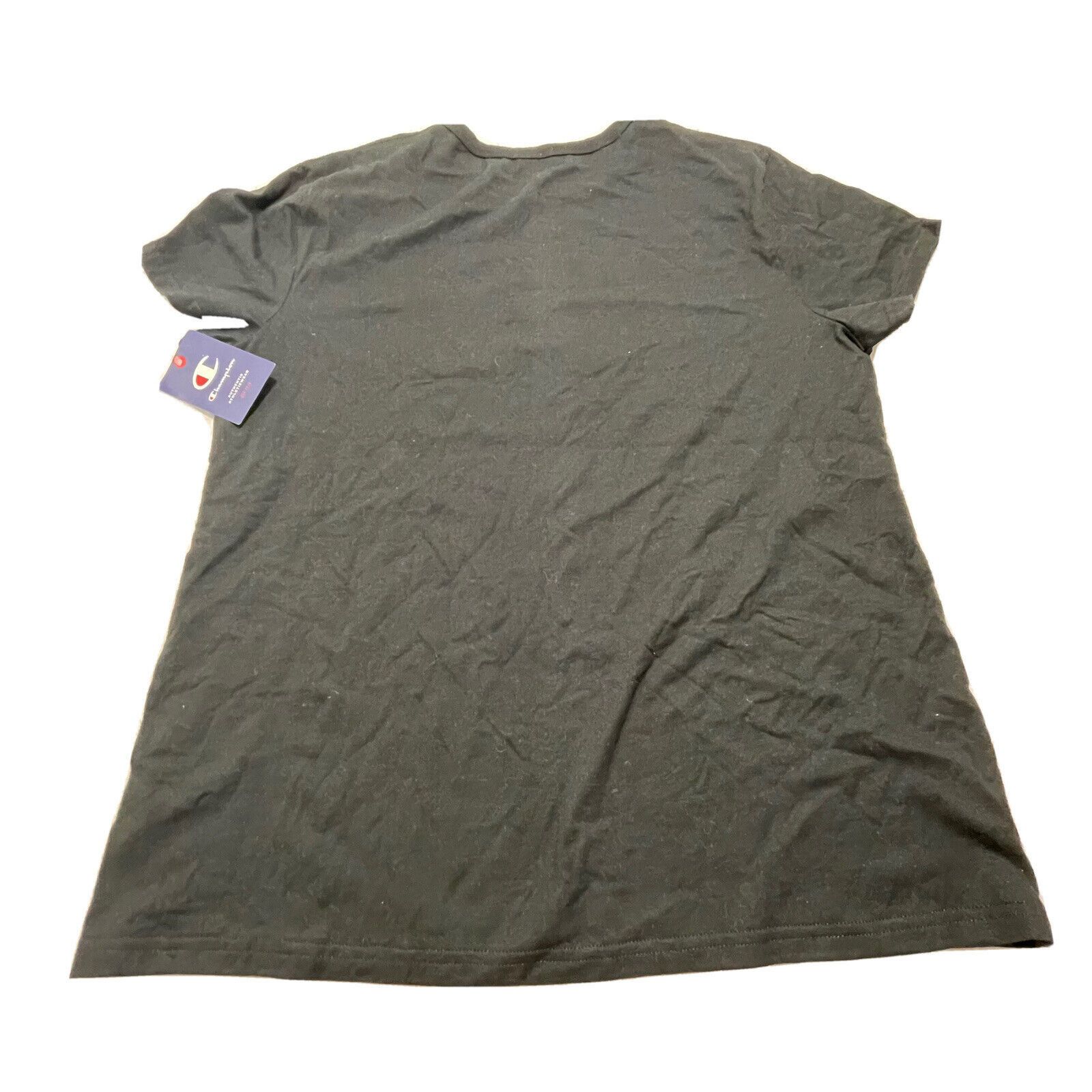 Champion Champion Black Cotton Graphic Tee Animal Print Logo T Shirt Size L / US 10 / IT 46 - 10 Thumbnail