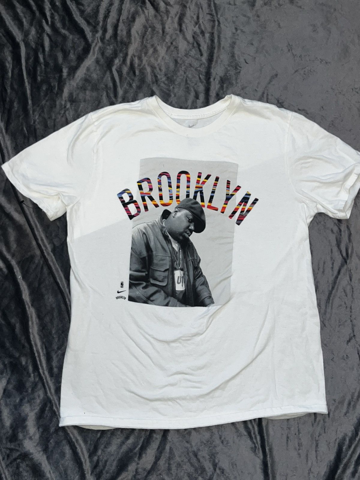 Nike Nike NBA Brooklyn Nets Notorious B.I.G. graphic t-shirt Size US L / EU 52-54 / 3 - 1 Thumbnail