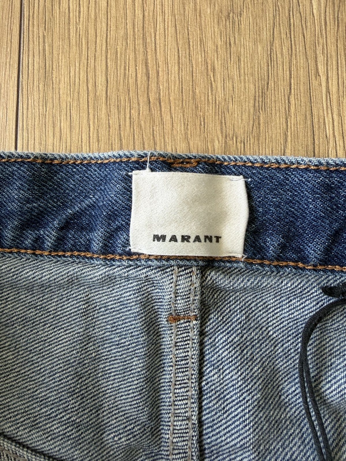 Isabel Marant MARANT Jorge Denim Wide Loose Fit Pants Size US 33 - 10 Thumbnail