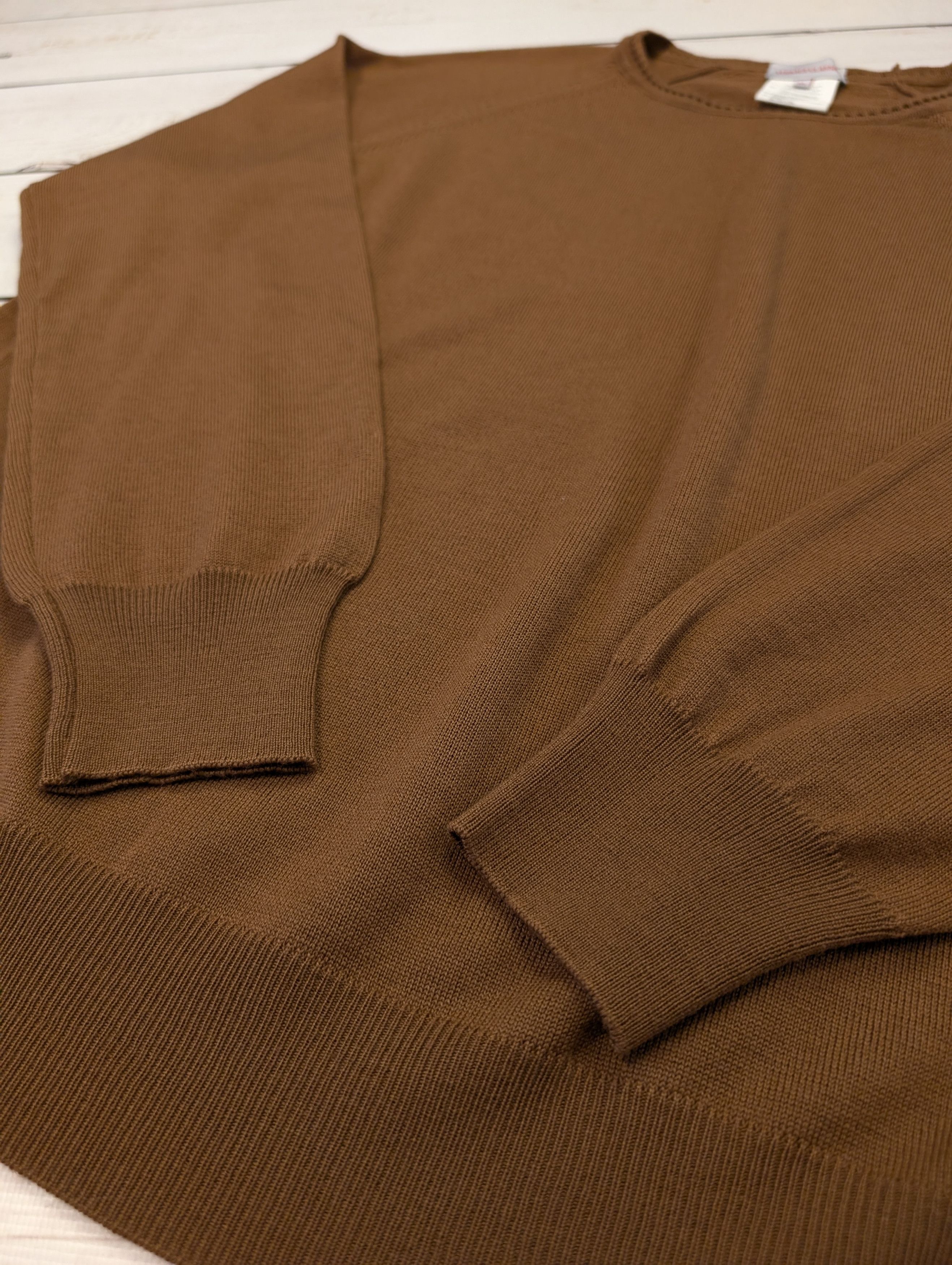 Versace VERSACE Classic Mens Pure Wool Sweater Brown Size XL Size US XL / EU 56 / 4 - 3 Thumbnail