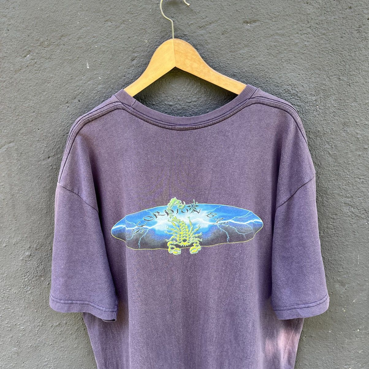 Sun Surf Thrashed Faded 90s Scorpion Bay Surfing Brand Tee Size US XXL / EU 58 / 5 - 2 Thumbnail