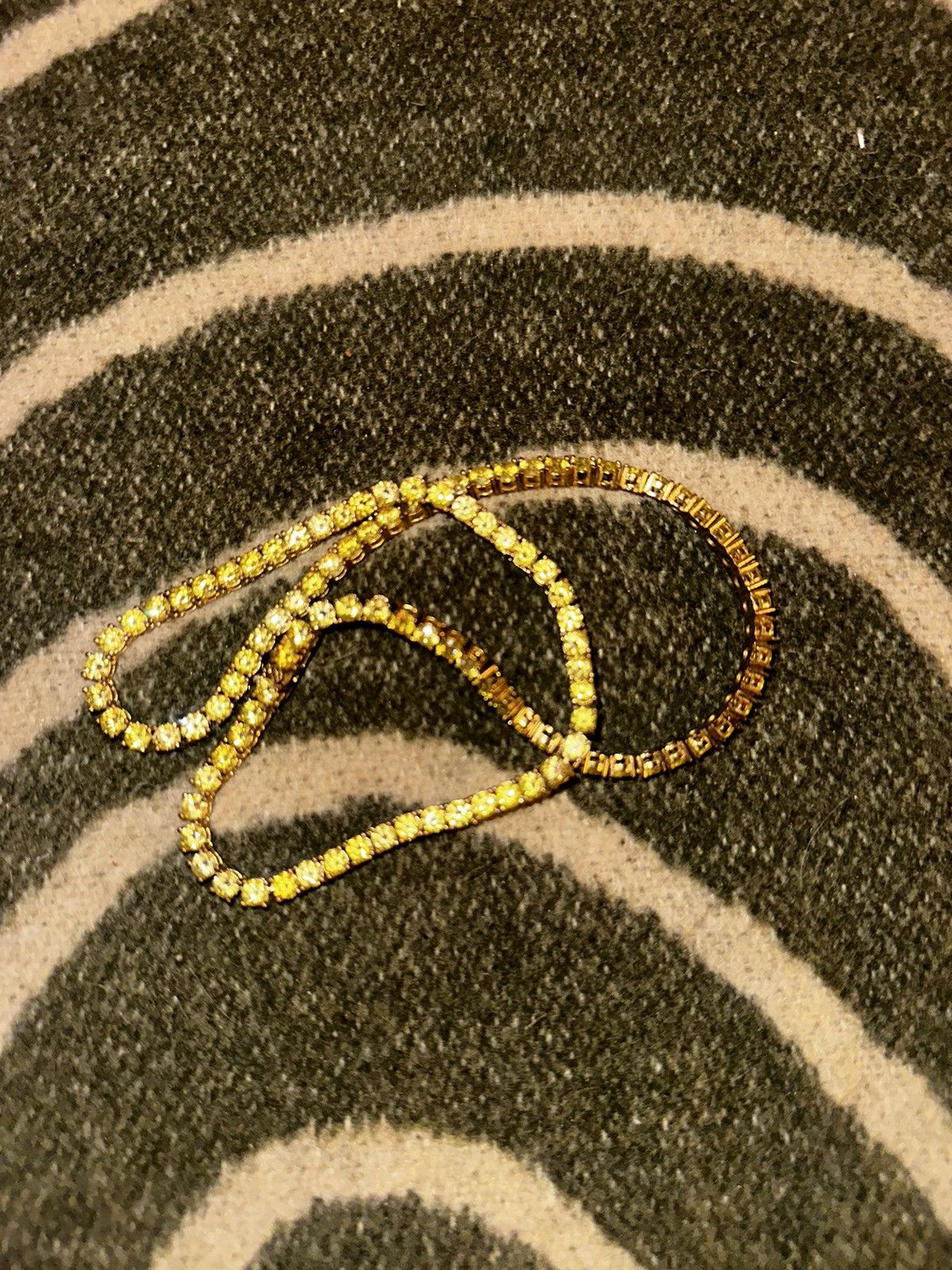 Jewelry Yellow diamond tennis chain Size ONE SIZE - 4 Thumbnail